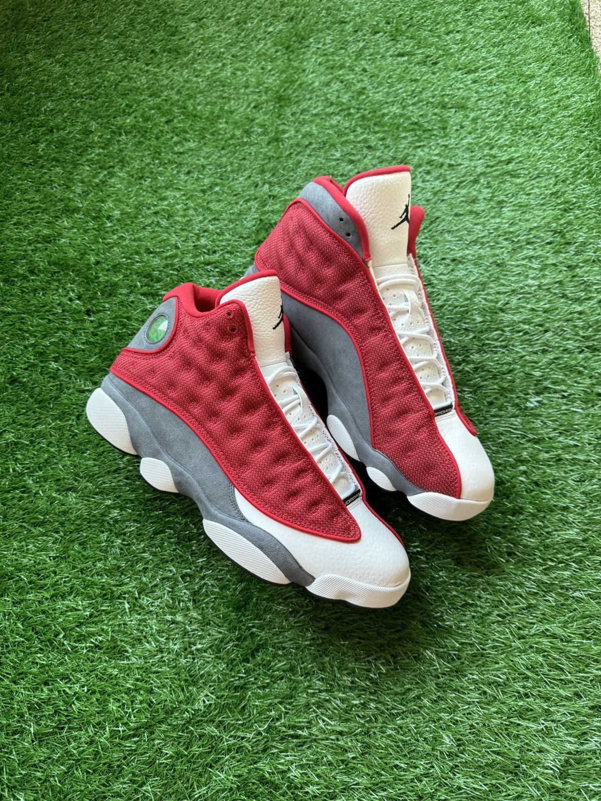 image of Jordan Brand 13 Red Flint - Worn 1X Shoes in White, Men's (Size 10)