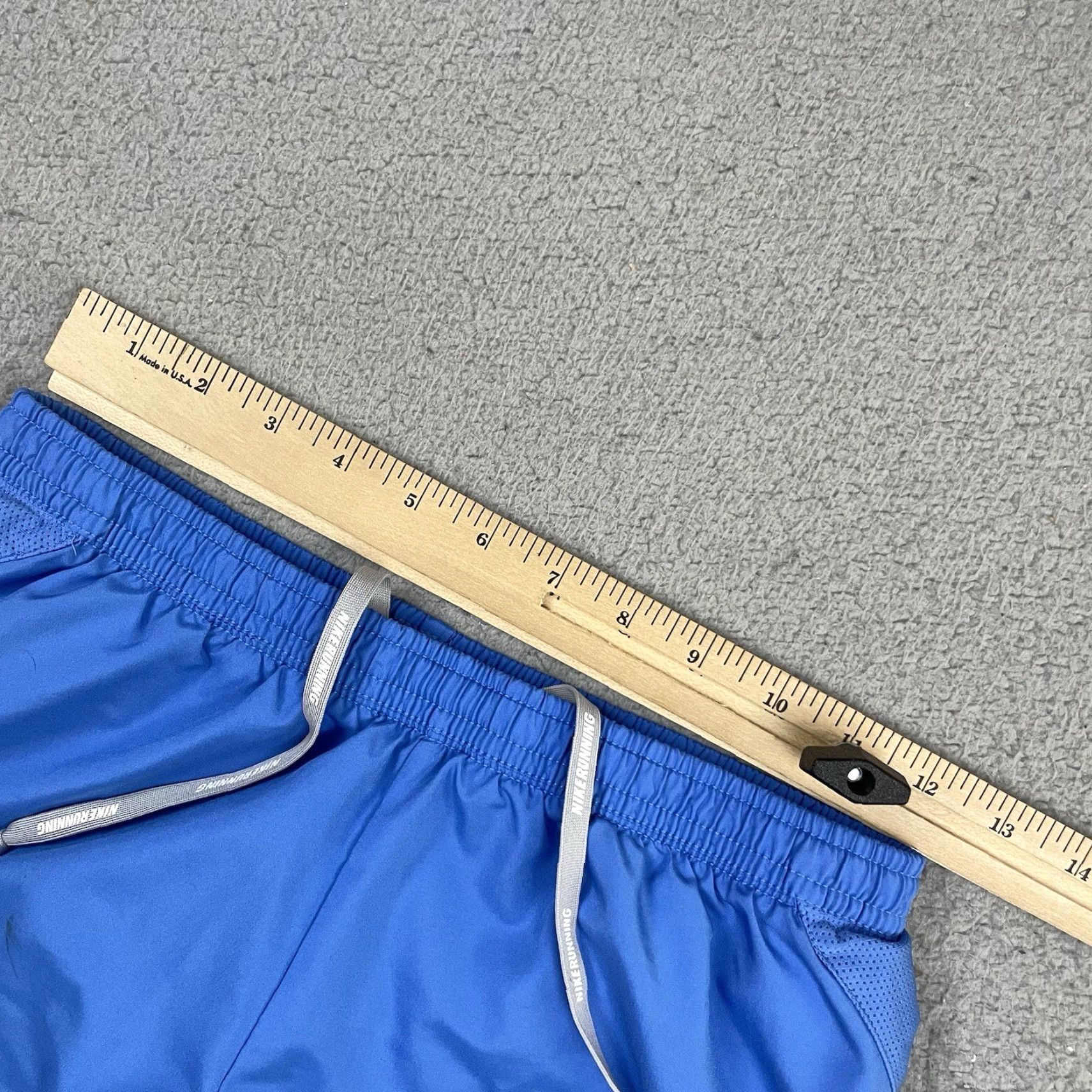 Nike VINTAGE Nike Shorts Womens XS Blue Dri Fit Lined Athletic Performance Running Neon Green Size 26" / US 2 / IT 38 - 7 Thumbnail