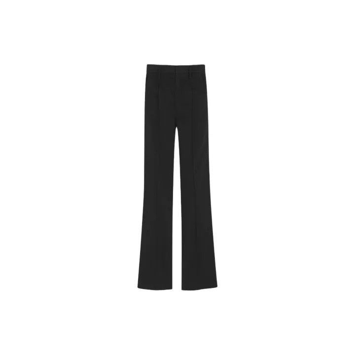 Saint Laurent Paris Saint Laurent Black High-Waisted Jeans for Women -2507 Size 35" - 2 Thumbnail