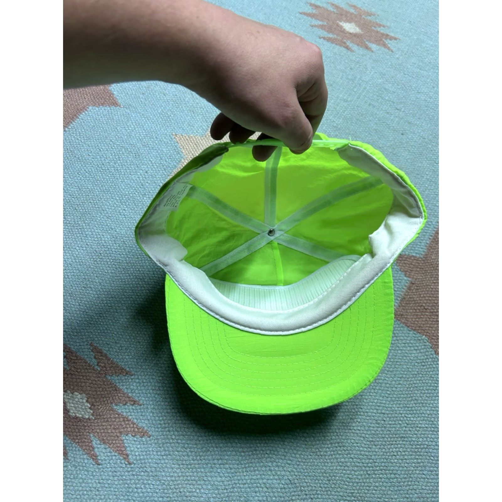Vintage VINTAGE Newport Hat SnapBack Green Hi Vis Promo Adjustable Men Size ONE SIZE - 5 Thumbnail