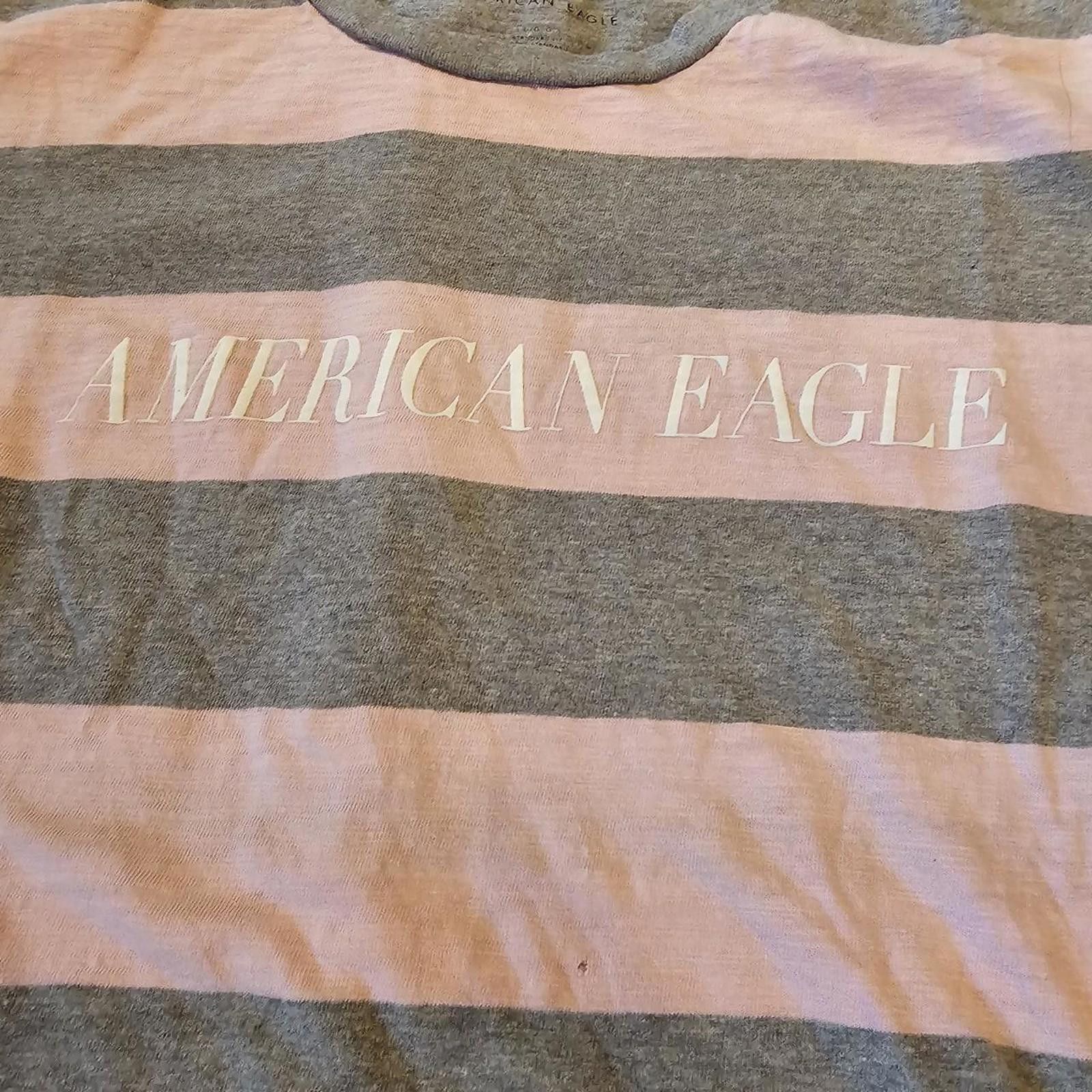 American Eagle Outfitters American Eagle Outfitters Men's Grey and Pink Tshirt Size US L / EU 52-54 / 3 - 3 Thumbnail