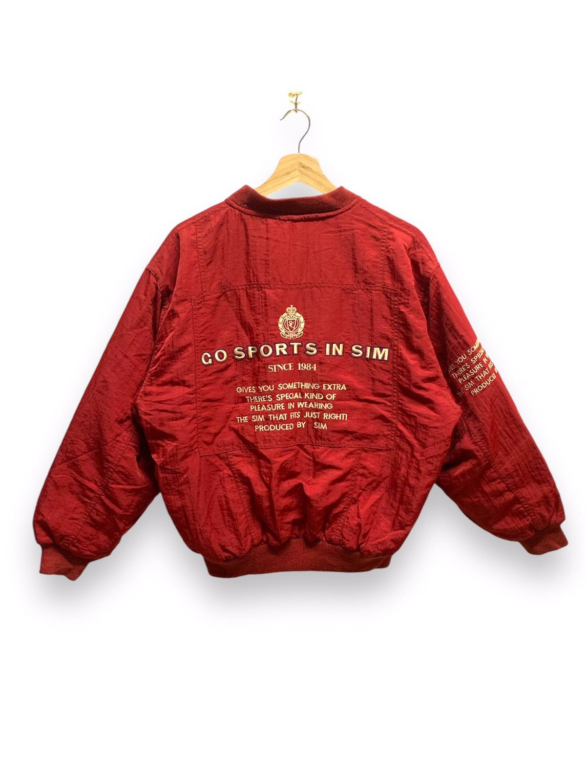 Vintage Nifty Sportive Taste by Sim Bomber Jacket Reversible Size US L / EU 52-54 / 3 - 6 Thumbnail