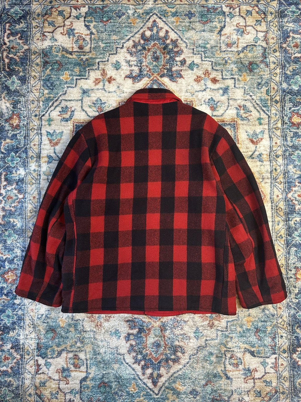 Vintage Vintage 1970s Red Buffalo Plaid Reversible Hunting Jacket Size US L / EU 52-54 / 3 - 2 Thumbnail