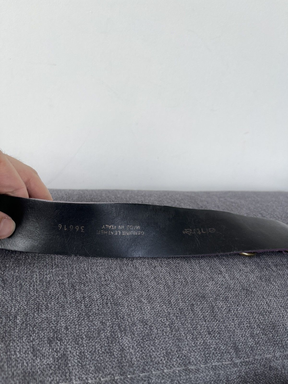Other entra Suede Leather Avant Garde Purple Belt Size ONE SIZE - 6 Thumbnail