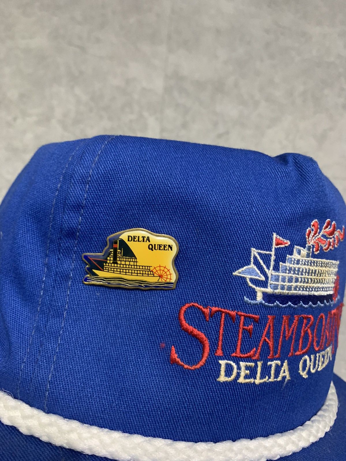 Vintage Vintage ropehat STEAMBOAT DELTA QUEEN Size ONE SIZE - 2 Thumbnail