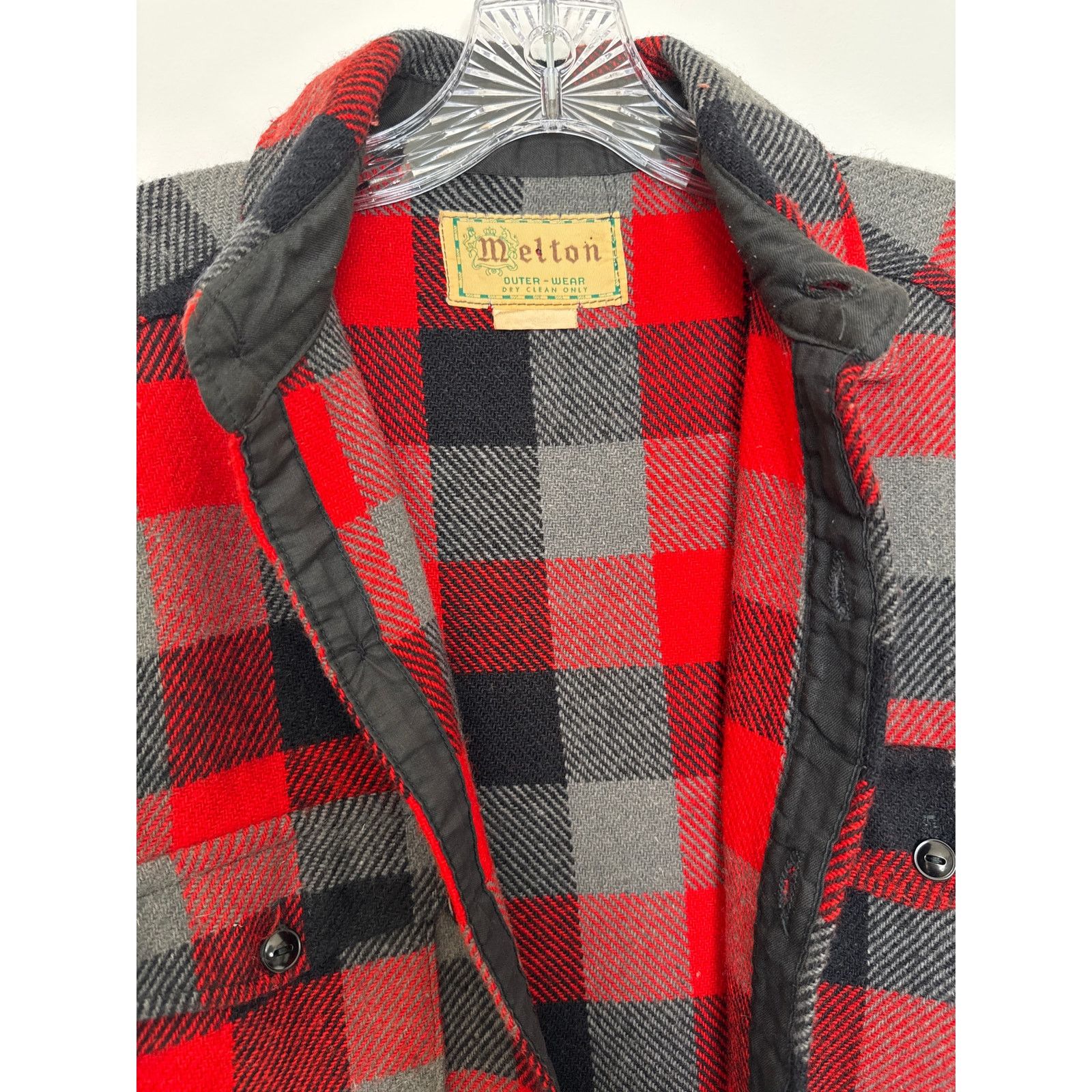 Vintage Vtg Melton wintermaster 50 wool hunting buffalo check shirt Size US M / EU 48-50 / 2 - 6 Thumbnail
