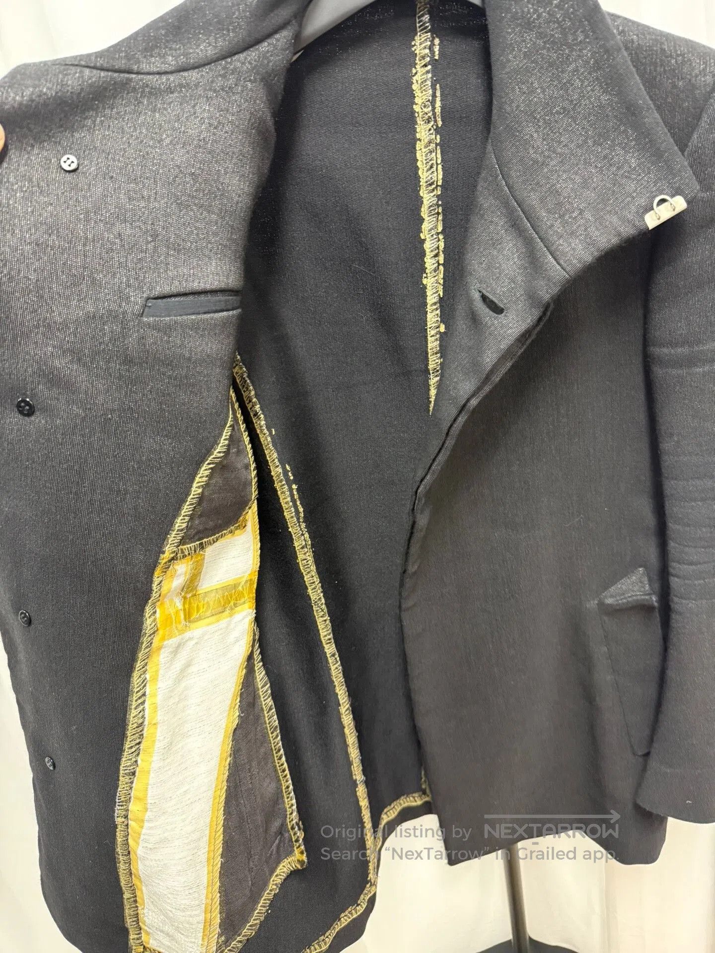 Ann Demeulemeester Metallic Shine Jacket by Carol Christian Poell. Size US M / EU 48-50 / 2 - 7 Thumbnail