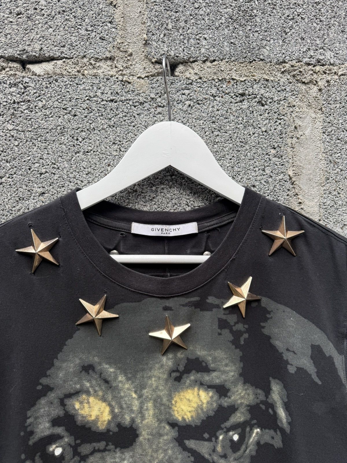 Givenchy Givenchy Rottweiler Gold Stars Tee Size US M / EU 48-50 / 2 - 4 Thumbnail