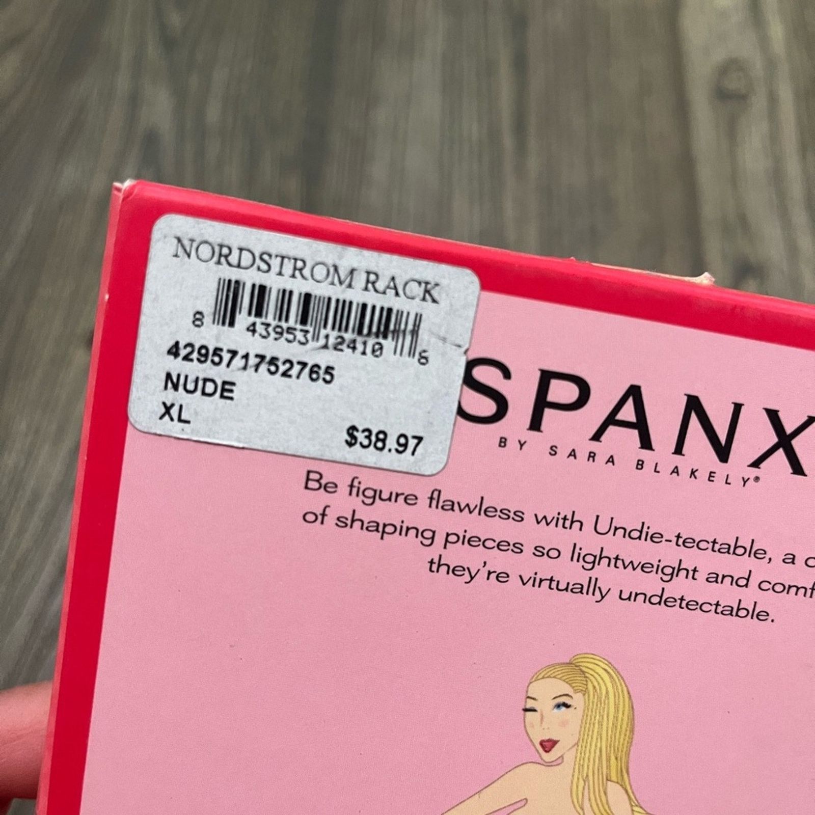Spanx NWT Spanx Undie-tectable Shapewear Stretch Nude Size XL Size ONE SIZE - 7 Thumbnail