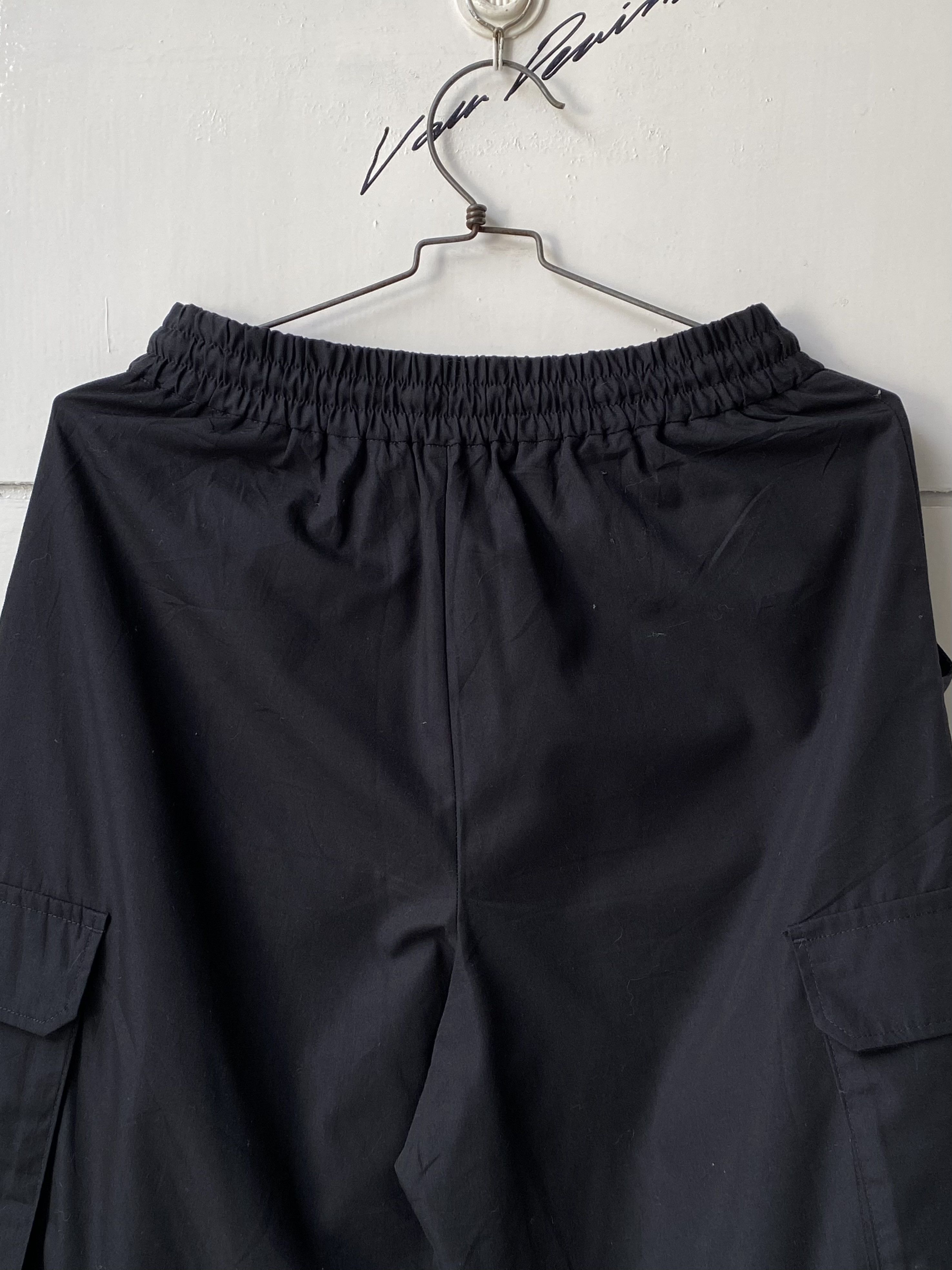 GU GU Black Wide Cargo Joger Pants Size US 26 / EU 42 - 11 Thumbnail