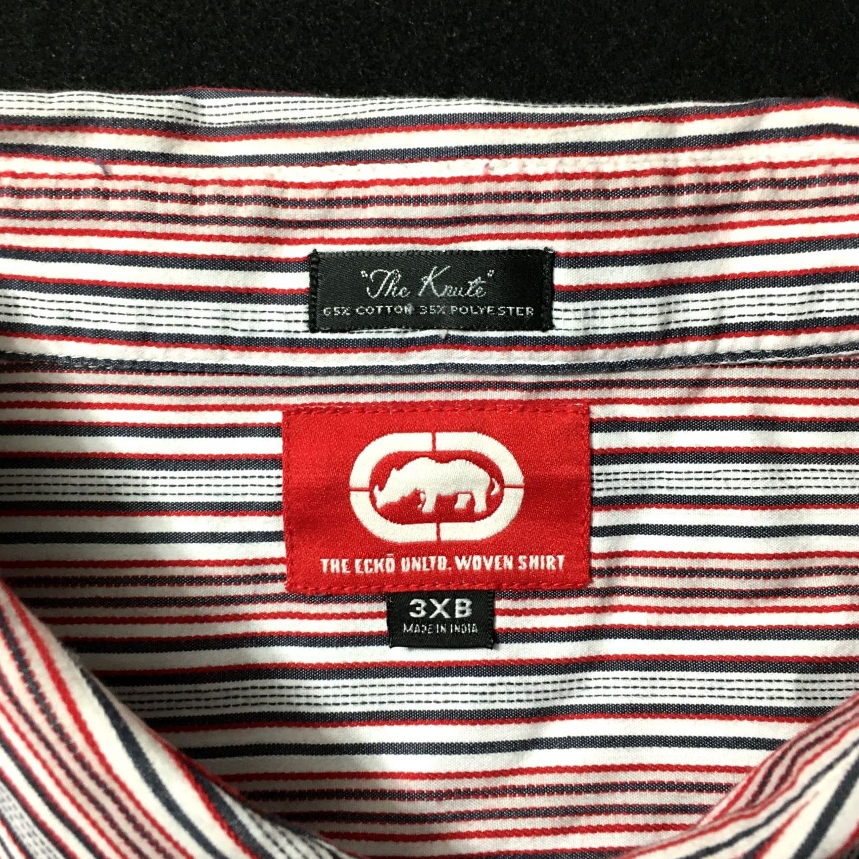 Ecko Unltd. Ecko unltd Shirt Mens 3XL Brown STRIPED SHORT SLEEVE The Krute Size US XXL / EU 58 / 5 - 3 Thumbnail