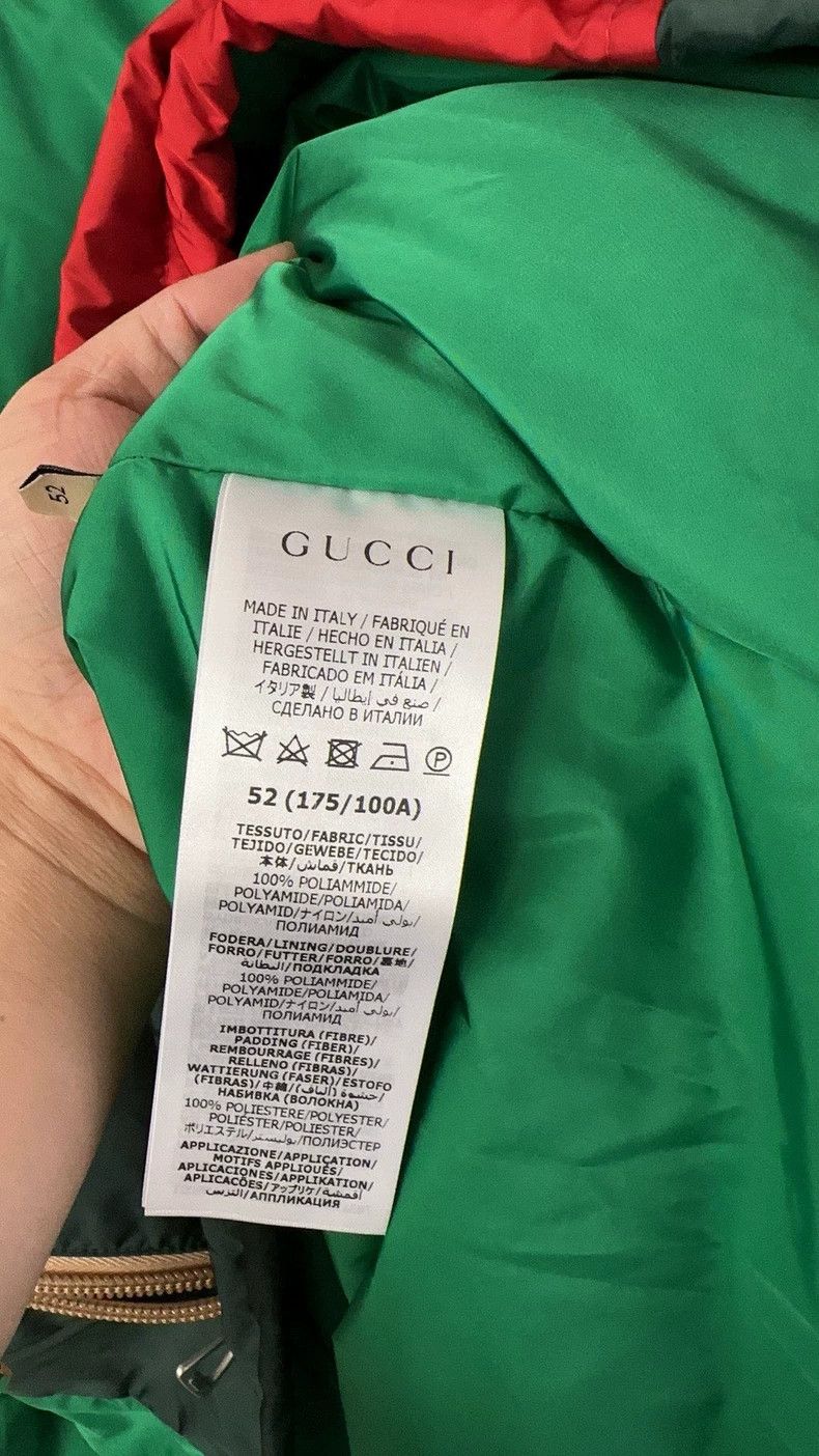 Gucci Gucci Red and green color-blocked jacket cotton clothes jac Size US L / EU 52-54 / 3 - 9 Thumbnail