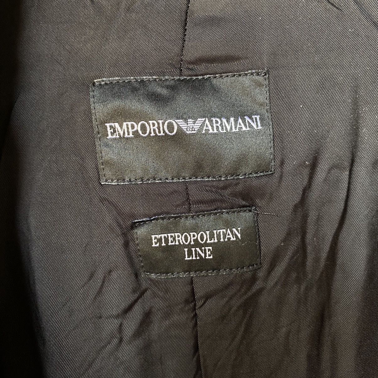 Emporio Armani EMPORIO ARMANI Grey Knit Hooded Coat Size S / US 4 / IT 40 - 5 Thumbnail