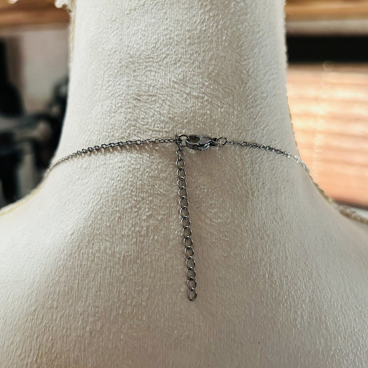 Handmade Handcrafted watermelon tourmaline dogtooth 925 necklace Size ONE SIZE - 5 Thumbnail