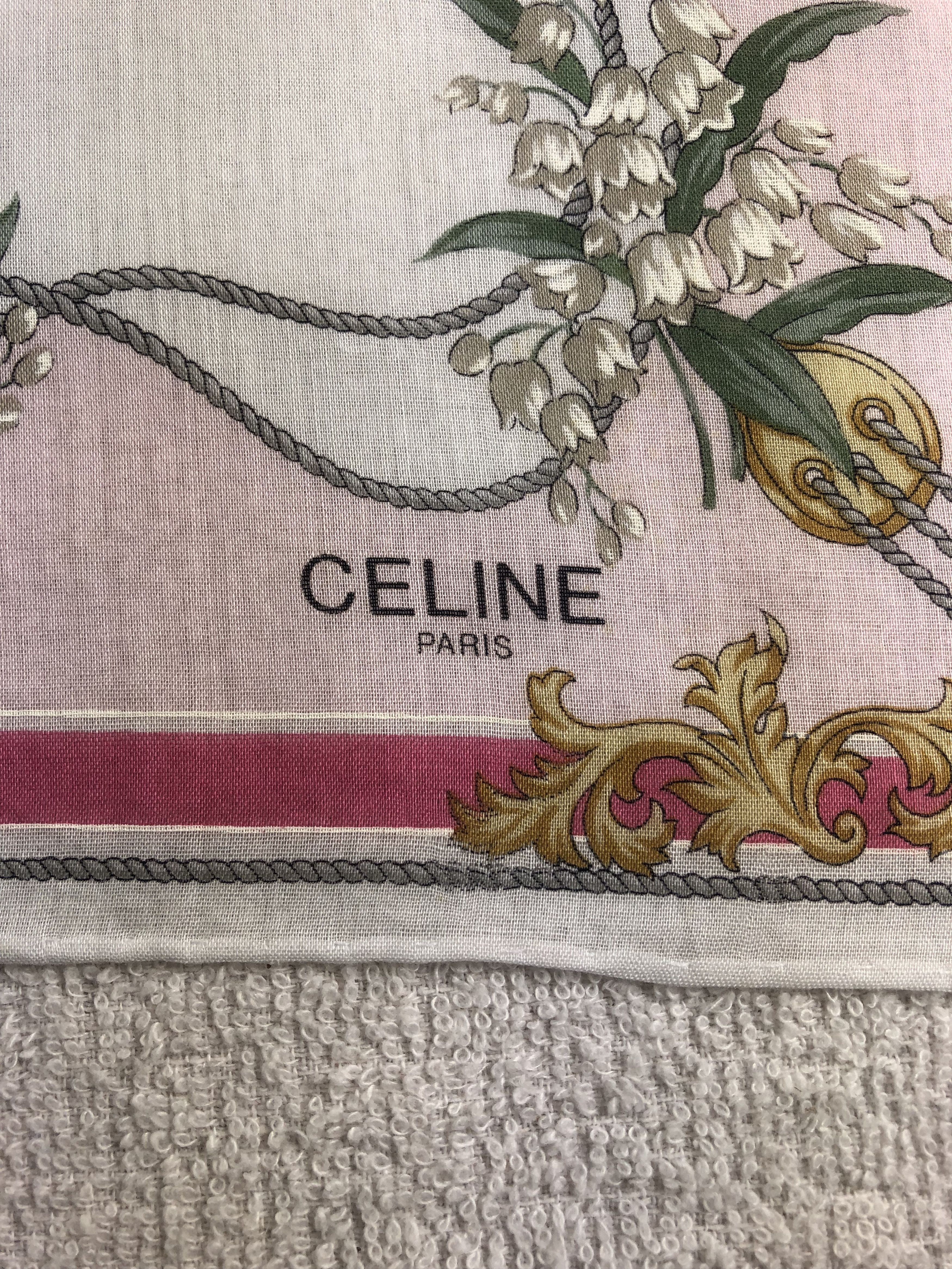 Celine Celine Handkerchief / Bandana / Neckerchief C208 Size ONE SIZE - 5 Thumbnail