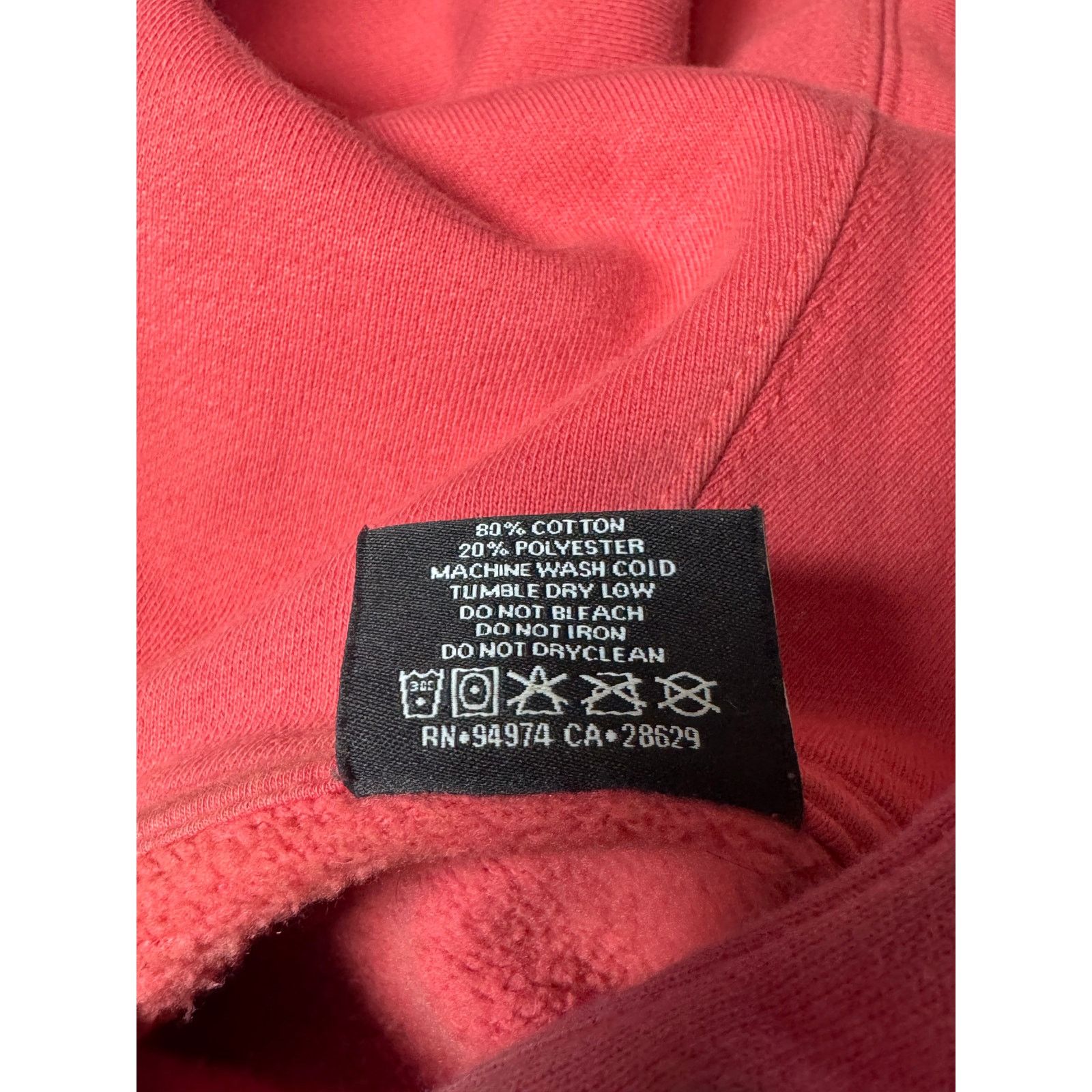 Stussy Stüssy Red Dice Domino Faded Logo Pullover Hoodie Size M Size US M / EU 48-50 / 2 - 6 Thumbnail