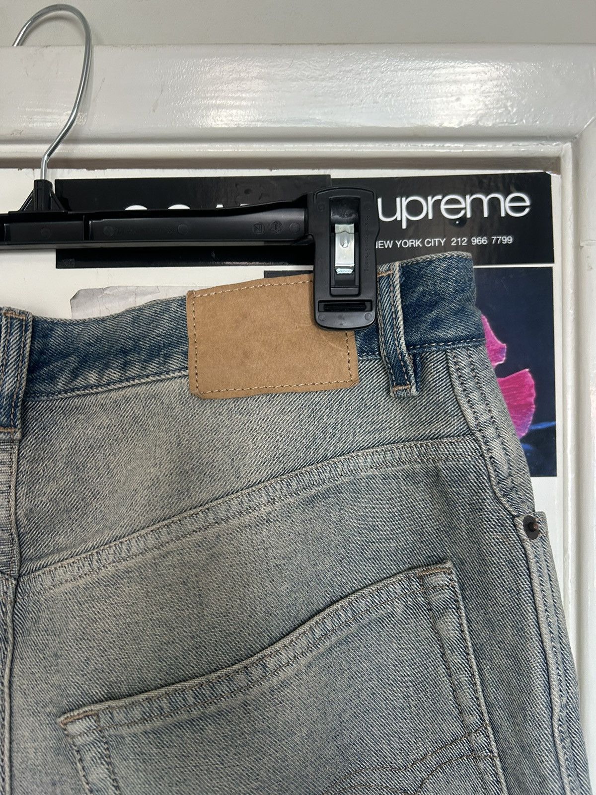 Balenciaga Balenciaga Logo Patch Inside Out Denim Jeans Size US 32 / EU 48 - 9 Thumbnail