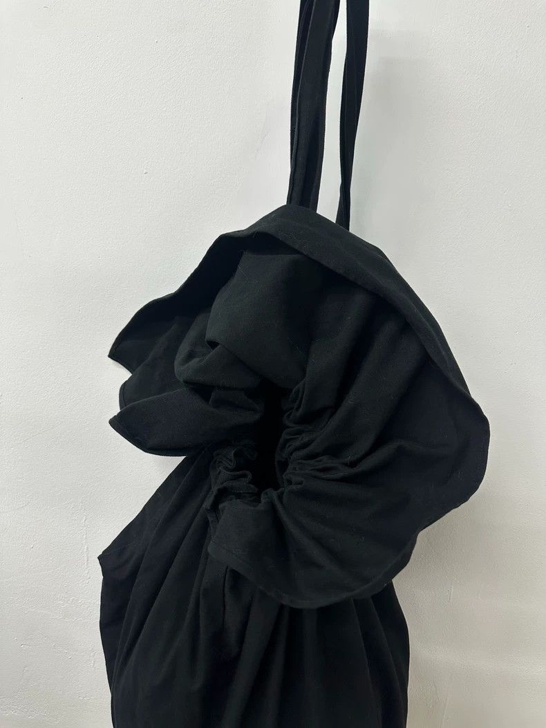 Yohji Yamamoto yohji yamamoto Drawstring Ruffle Hobo Bag Cross Body Bag S Size ONE SIZE - 7 Thumbnail