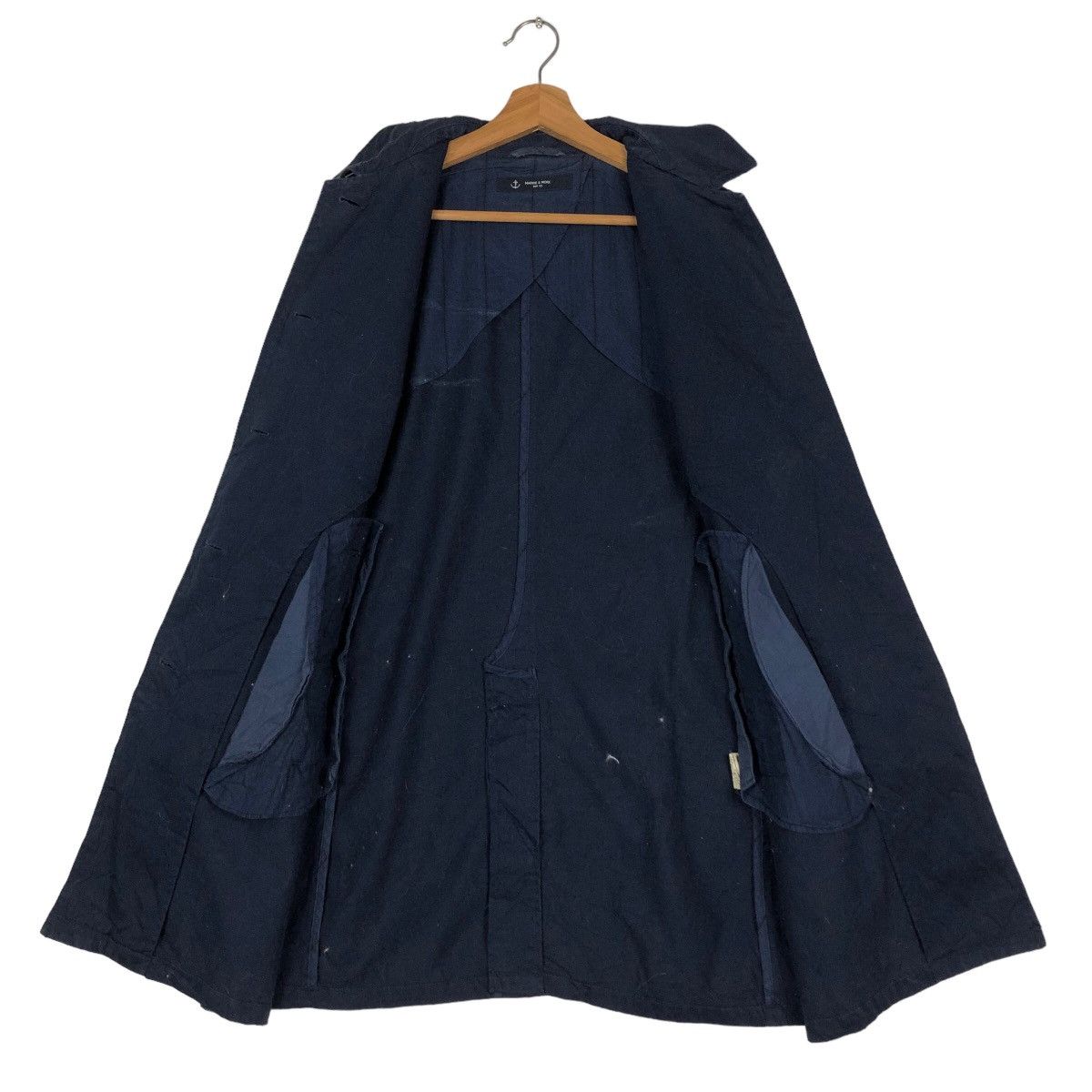 Blue Blue Japan 🔥Vtg Marine & Work Par Ici Chore Jacket Japan Kapital Size US M / EU 48-50 / 2 - 13 Thumbnail