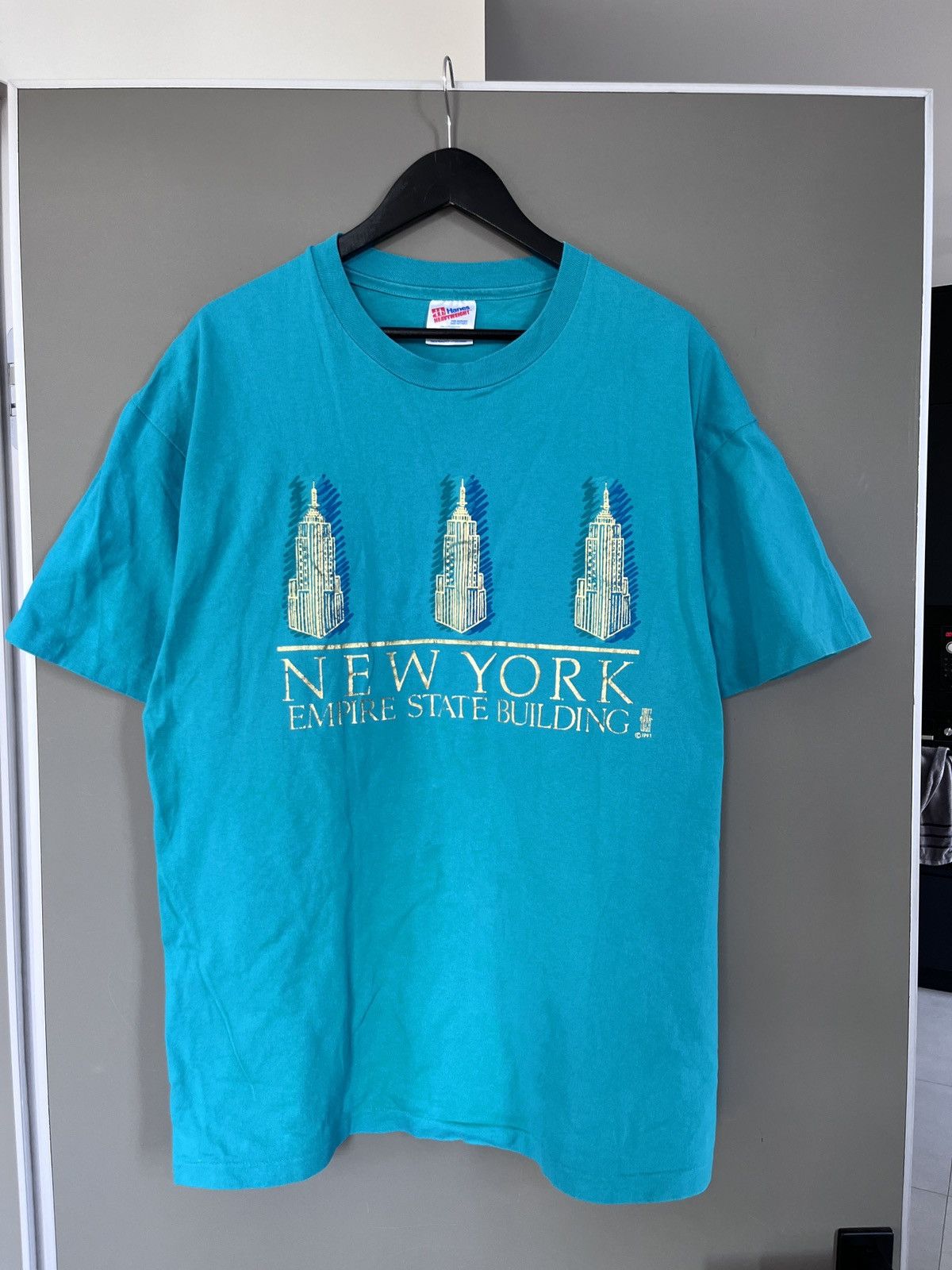 Other 1993 New York Empire State Building Single Stitch Vintage Size US XL / EU 56 / 4 - 1 Thumbnail