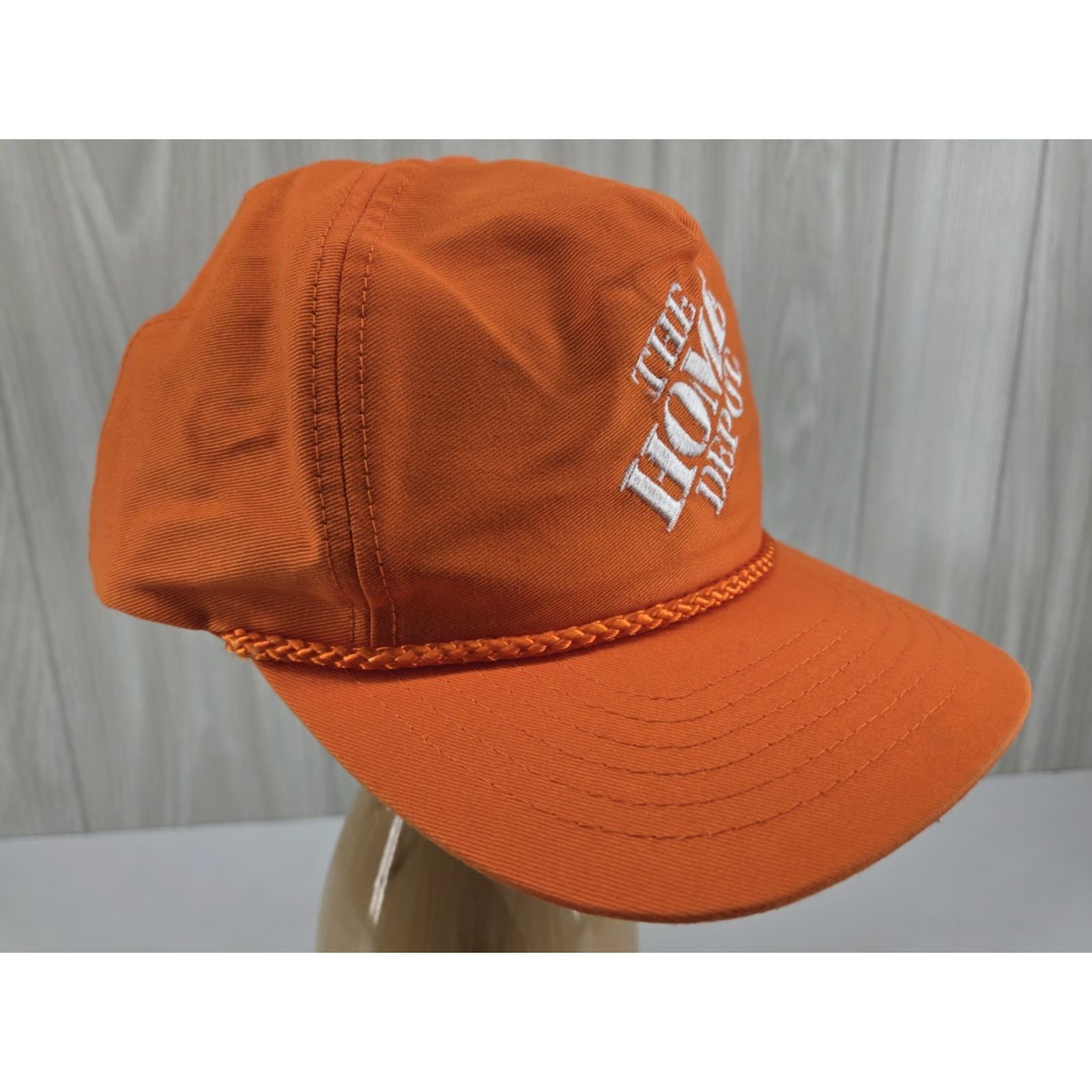 Vintage VINTAGE Home Depot Hat Cap Snap Back Orange Rope 90s Mens #2 Size ONE SIZE - 3 Thumbnail