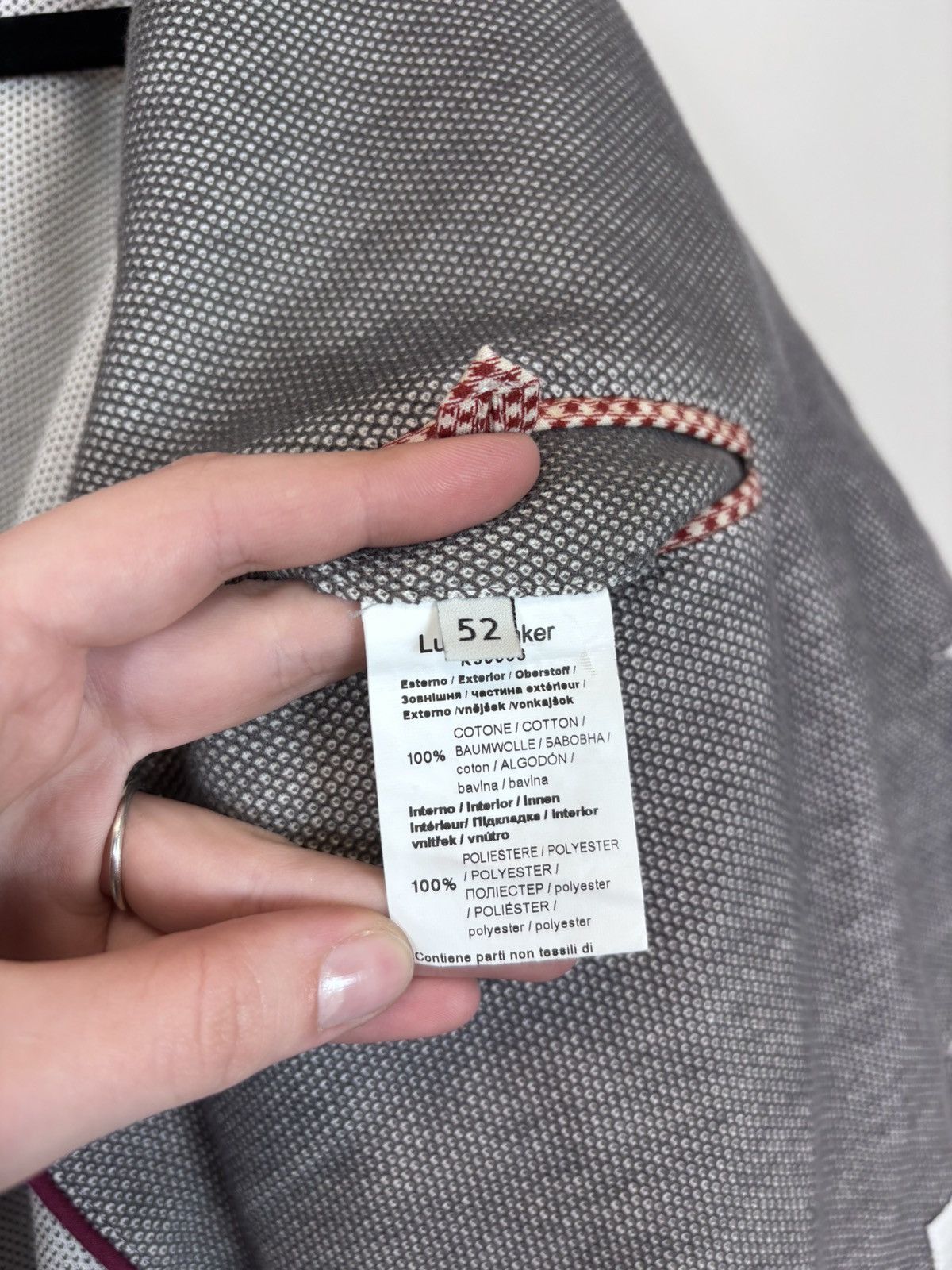 Other Luis Trenker Men’s Grey Stand Up Collar Jacket Coat Size US L / EU 52-54 / 3 - 15 Thumbnail