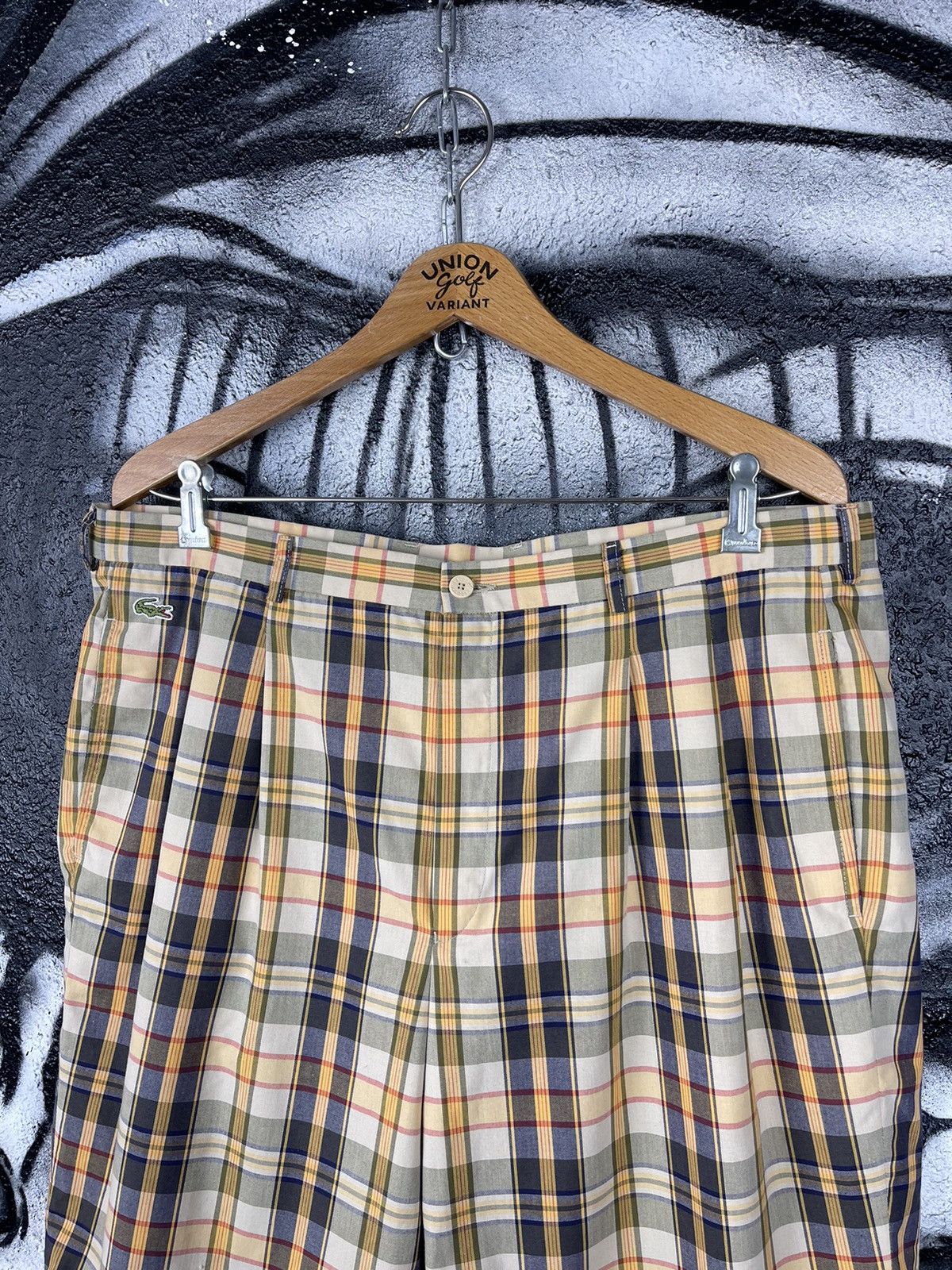 Lacoste Lacoste Chemise Vintage Checkered Shorts Men’s Size 48 Made In France Size US 34 / EU 50 - 3 Thumbnail