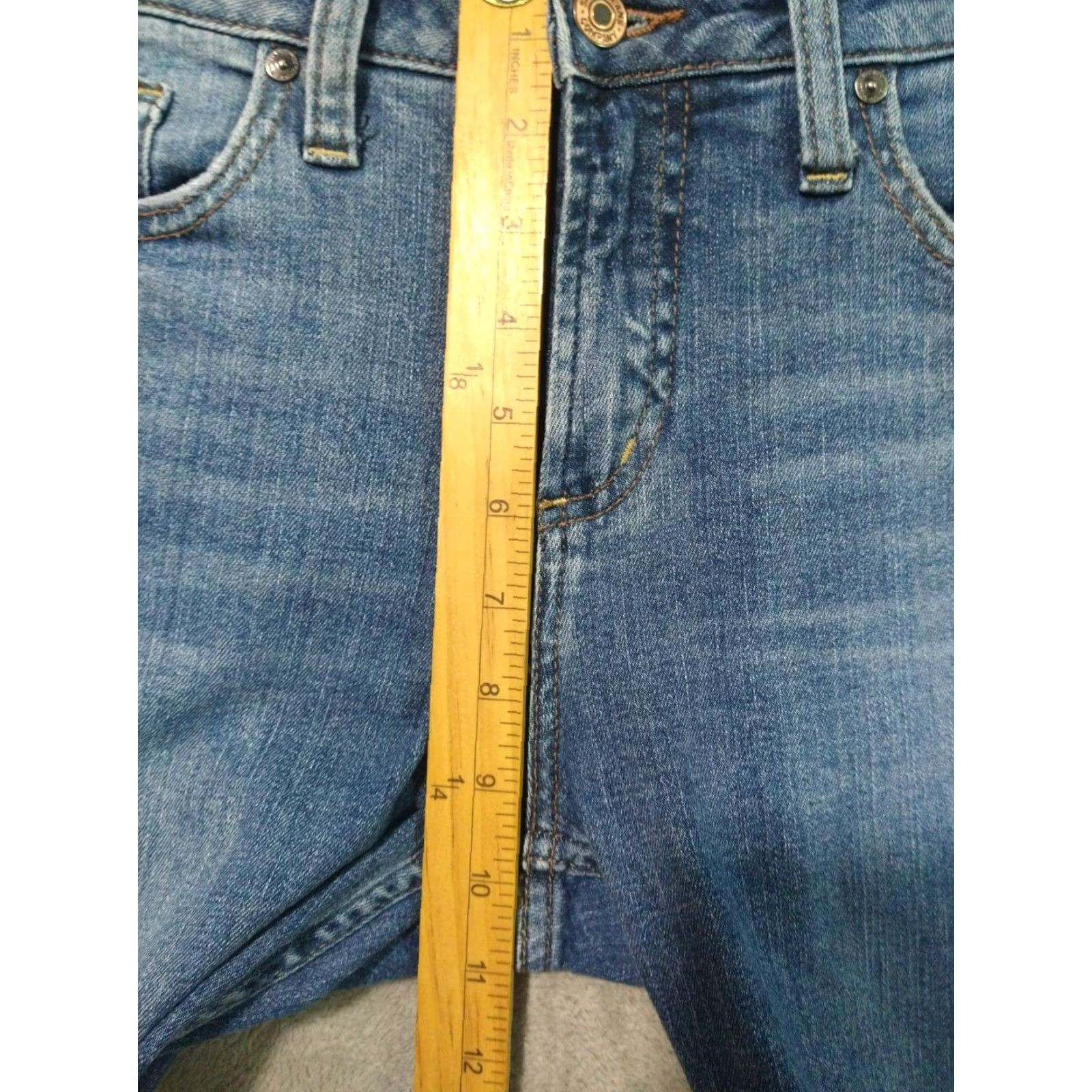 Silver Jeans Co. VINTAGE Silver Jeans Co. Jeans - Denim Skinny - 27x29 - Blue - Mid Rise Stretch - 5 Pocket - Women Size 27" / US 4 / IT 40 - 4 Thumbnail