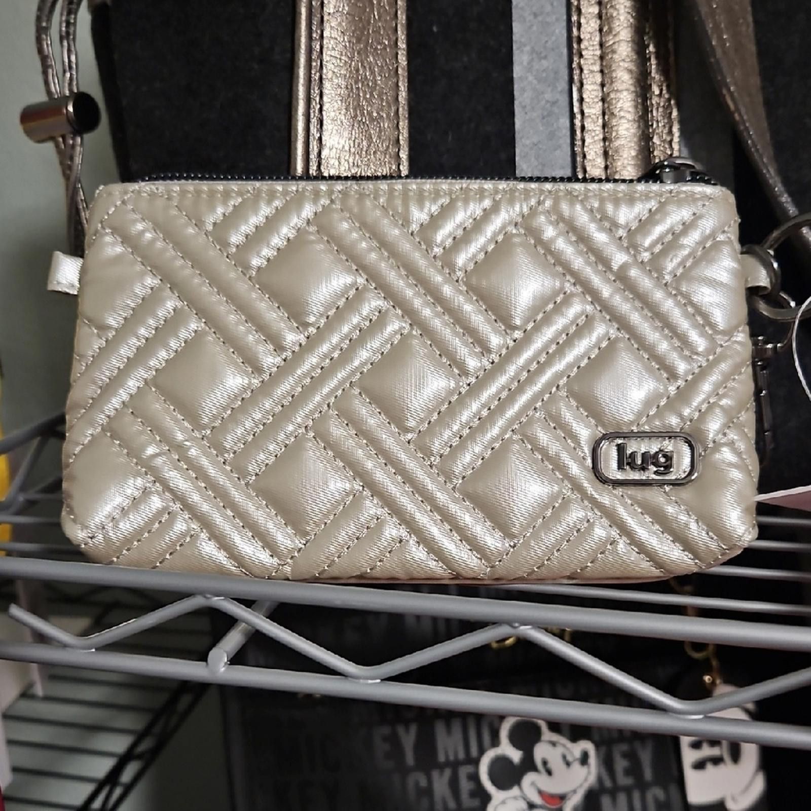 Lugz Lug Metallic Quilted Wristlet Size ONE SIZE - 1 Preview