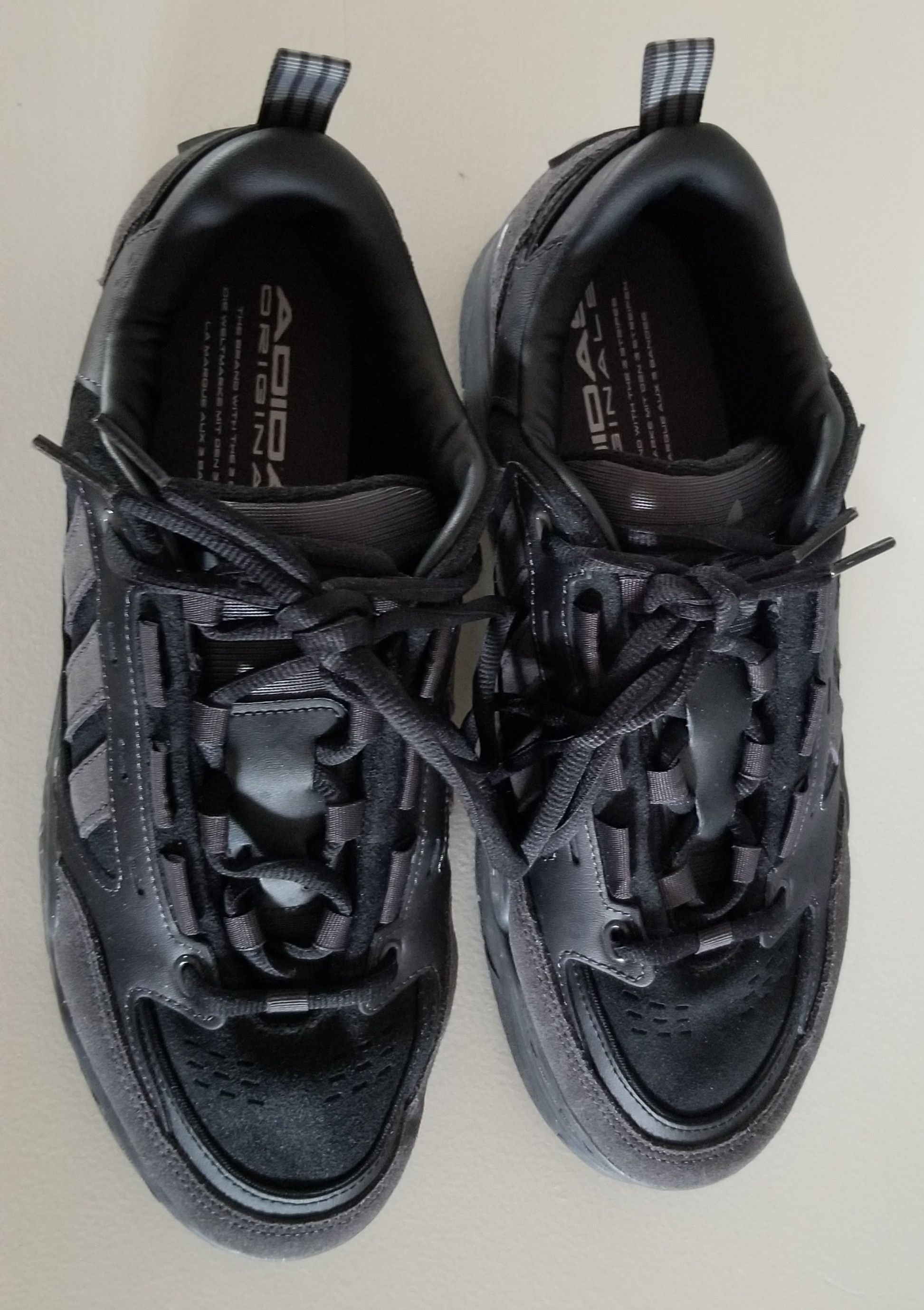 Adidas Adidas Adi2000 Black Lowtop Sneaker Chunky Dunk AF1 Curb Size US 10.5 / EU 43-44 - 7 Thumbnail