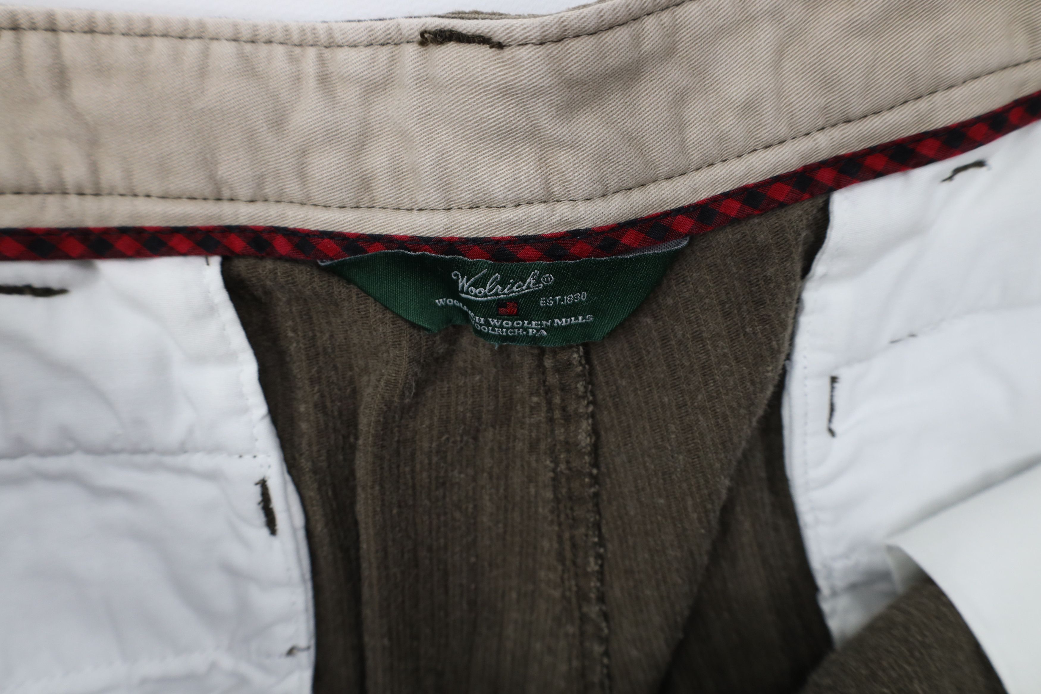 Woolrich Woolen Mills Vintage 90s Y2K Woolrich Heavy Wide Leg Corduroy Chino Pants Size US 42 / EU 58 - 10 Thumbnail