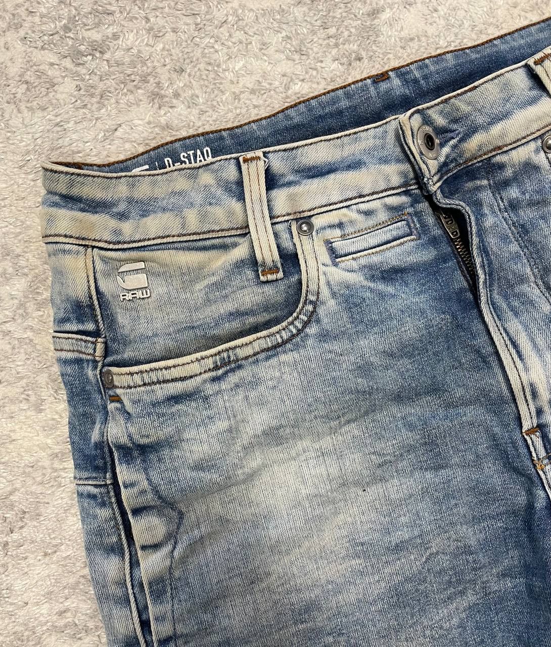G-Star G-Star RAW Men’s 3D-Slim Skinny Jeans Light Wash Denim Size US 30 / EU 46 - 4 Thumbnail