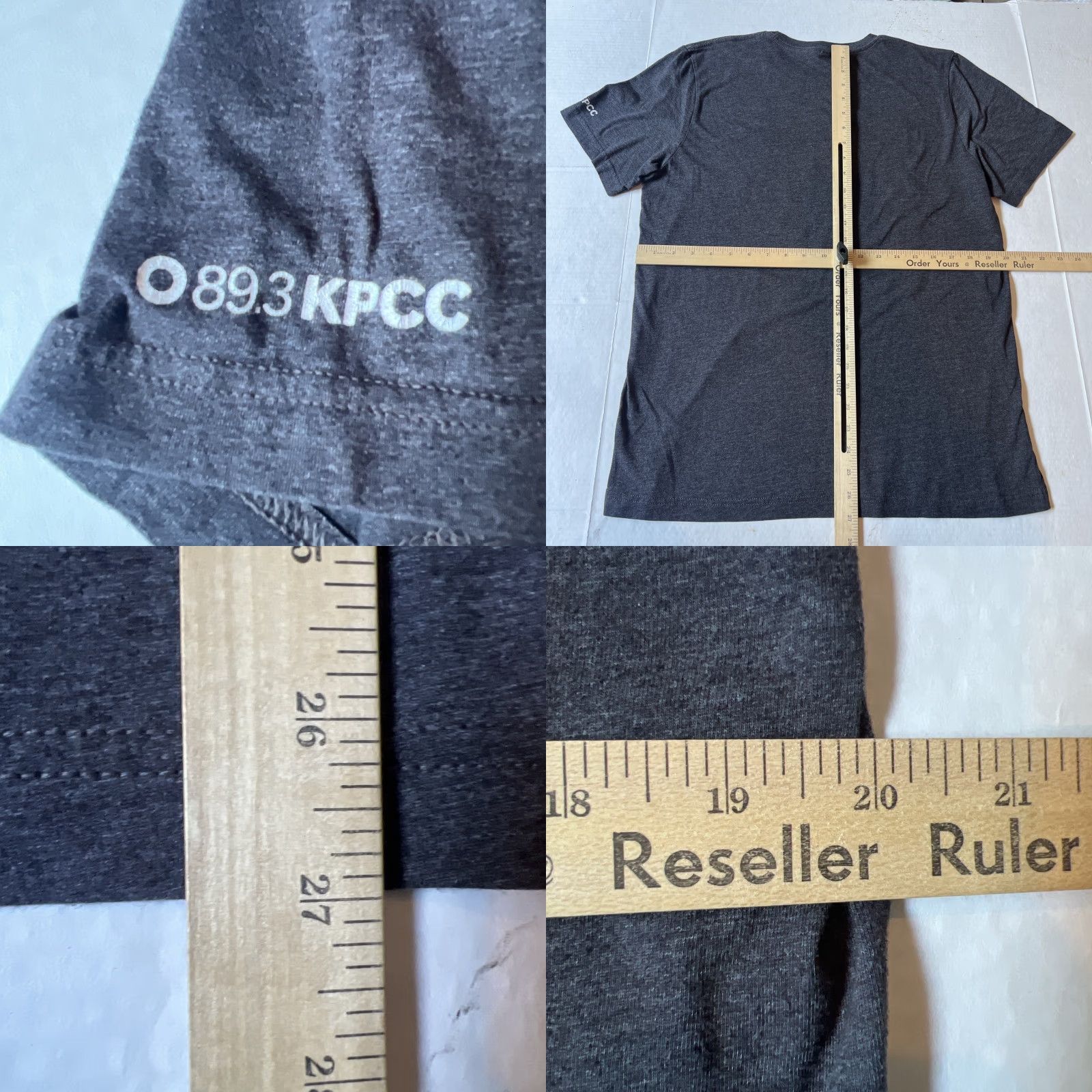 Vintage VINTAGE NPR Public Radio Nerd 89.3 KPCC Shirt Adult Large Gray Nike? Size US L / EU 52-54 / 3 - 8 Thumbnail