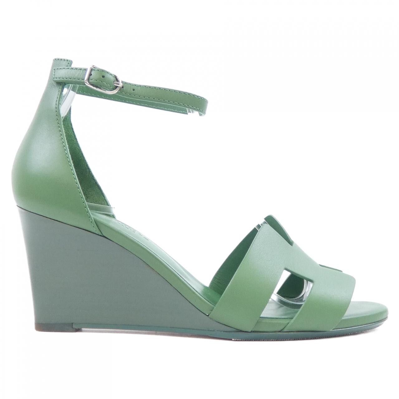 Hermes Hermes Hermes LEGEND Calf Sandals Leather Shoes DUTY FREE for USA Size ONE SIZE - 1 Thumbnail