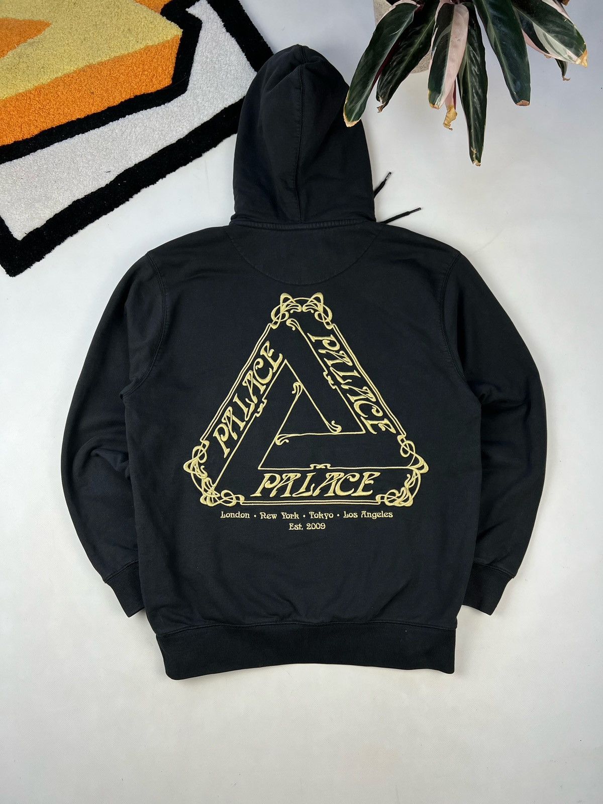Palace Tri-Le Beurre Embroidered Hoodie black