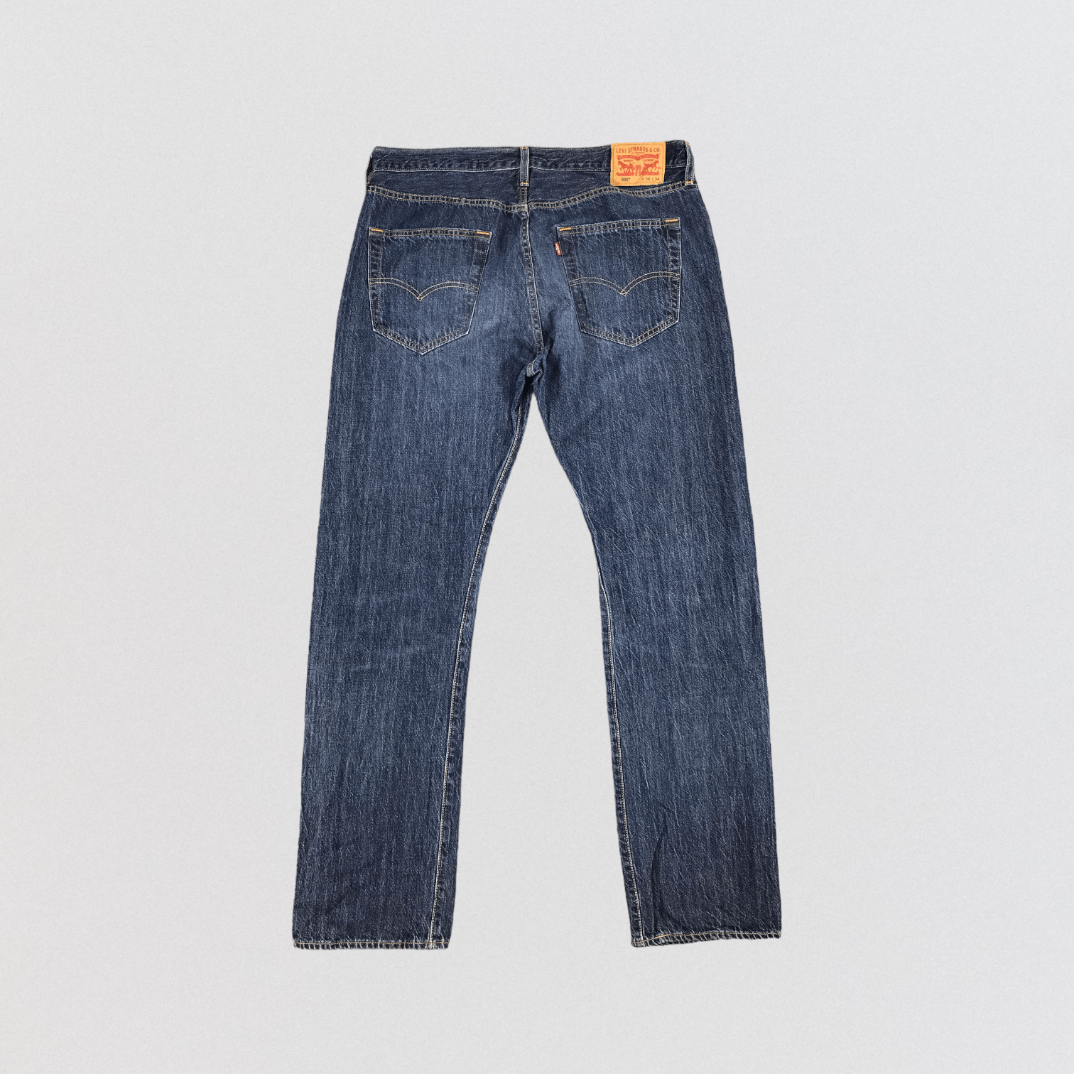 Levi's × Vintage Vintage Blue Wash Levis 501 Jeans-JM1739 Size US 37 - 2 Thumbnail