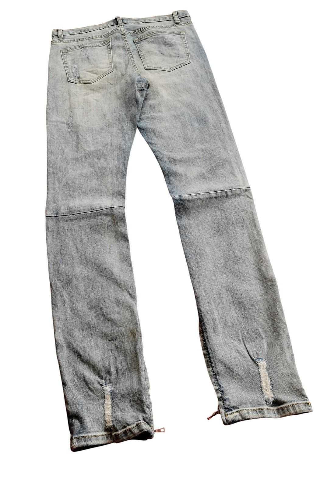 Japanese Brand Dress Volume The Destroyed Denim Lookalike Fear Of God Jeans Size US 31 - 5 Thumbnail