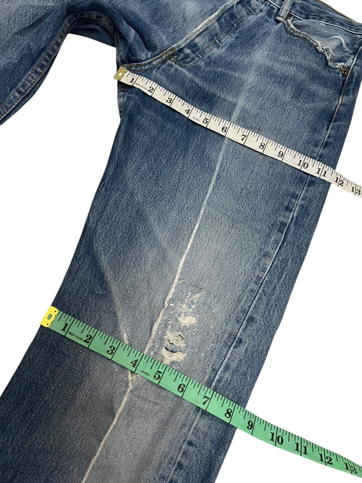 Levi's Vintage Levis 501 Distressed Mud Wash Jean Rare Size US 29 - 21 Thumbnail