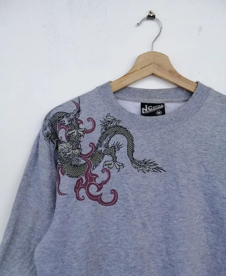 Japanese Brand Vintage NC STYLE Dragon Printed Sweatshirt Size US M / EU 48-50 / 2 - 4 Thumbnail