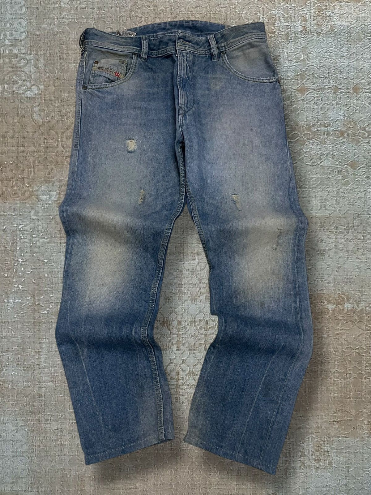 Vintage Designer Diesel Industry Distressed Denim