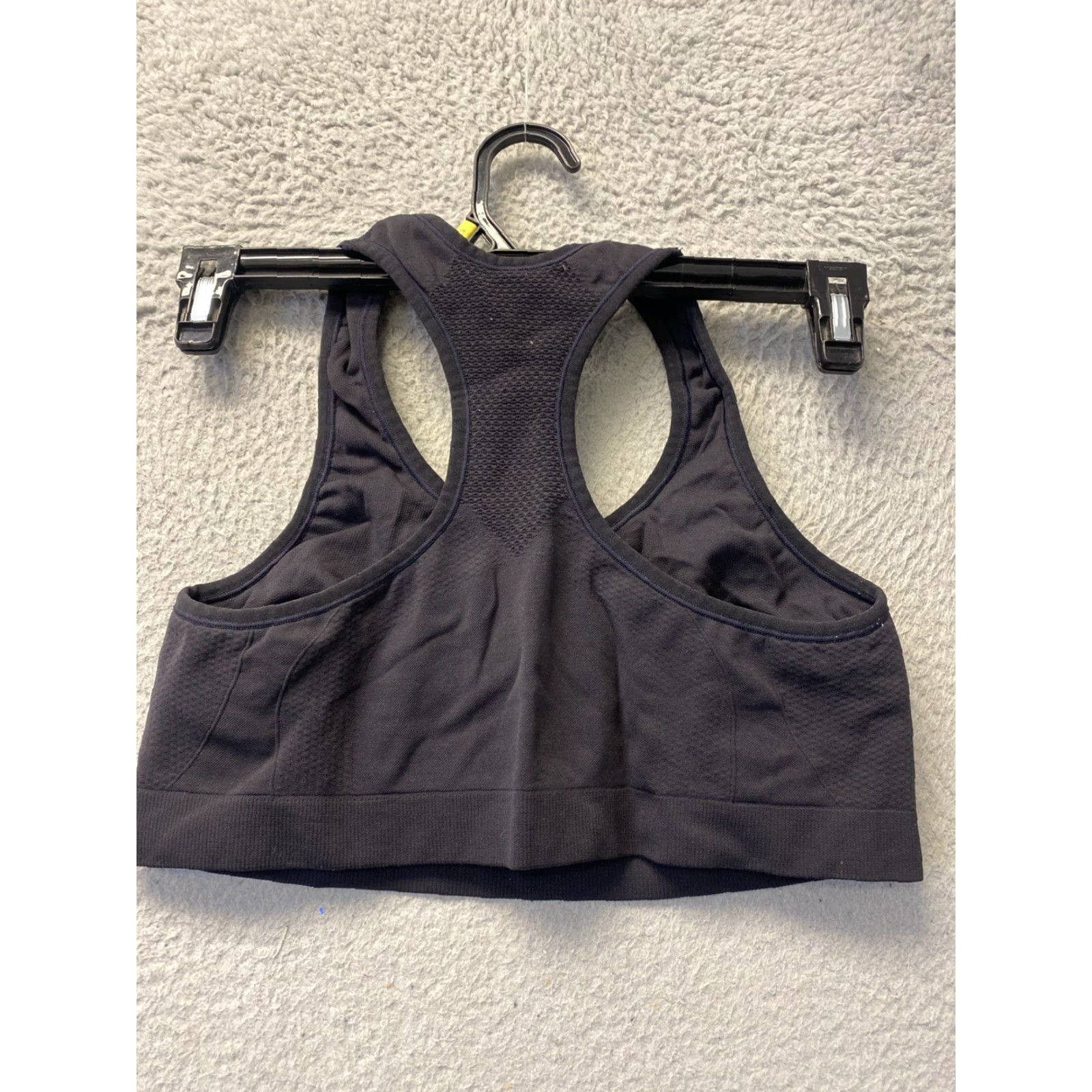 Champion Champion Double Dry Sports Bra XL Teens Black Grey Racerback No Pad Nowire Size ONE SIZE - 3 Thumbnail