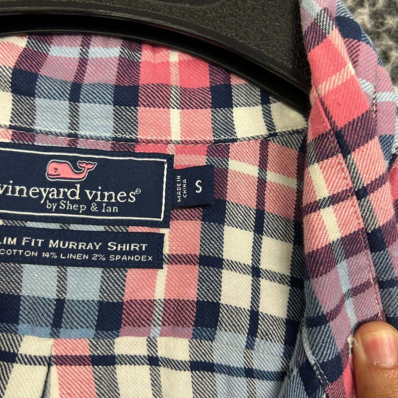 Vineyard Vines Vineyard Vines Button Down Flannel Plaid Cotton Linen S Size US S / EU 44-46 / 1 - 4 Thumbnail