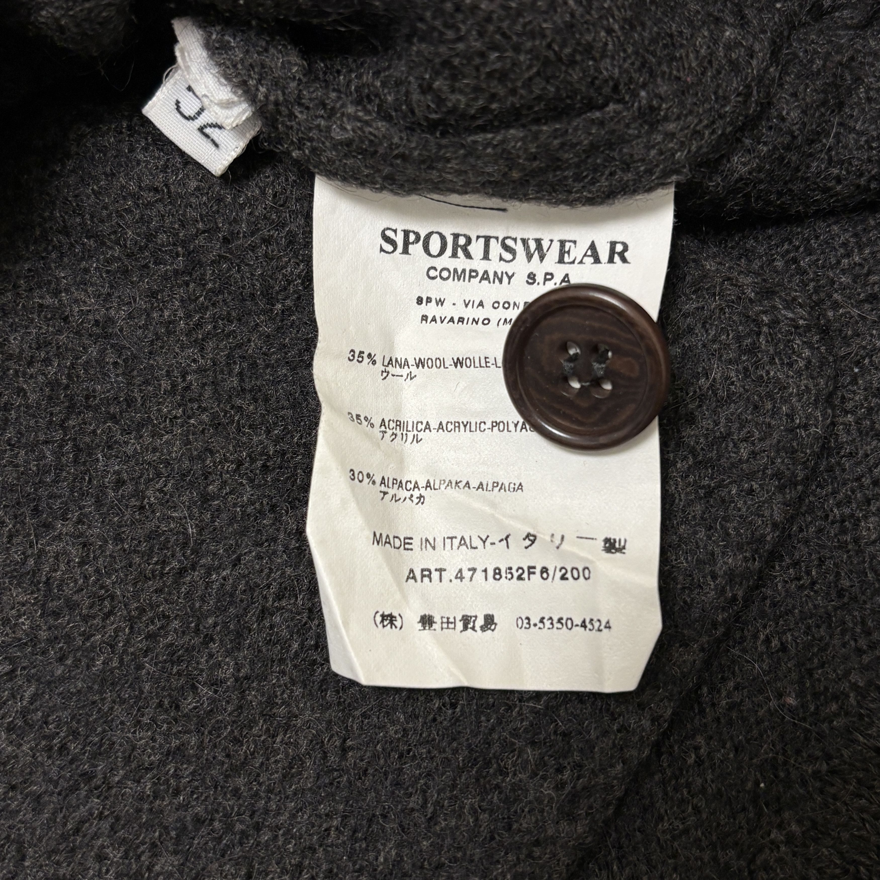 C.P. Company Vintage CP Company Sweater Y2K Knit Cardigan Made In Italy Size US L / EU 52-54 / 3 - 10 Thumbnail