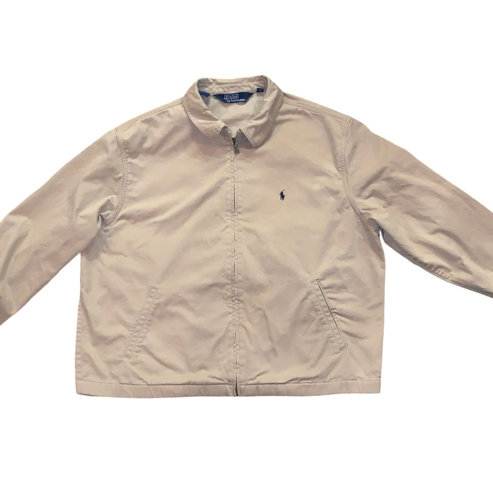 Polo Ralph Lauren VTG Polo Ralph Lauren Jacket Mens XL Khaki Full Zip Dad Bomb Size US XL / EU 56 / 4 - 2 Thumbnail