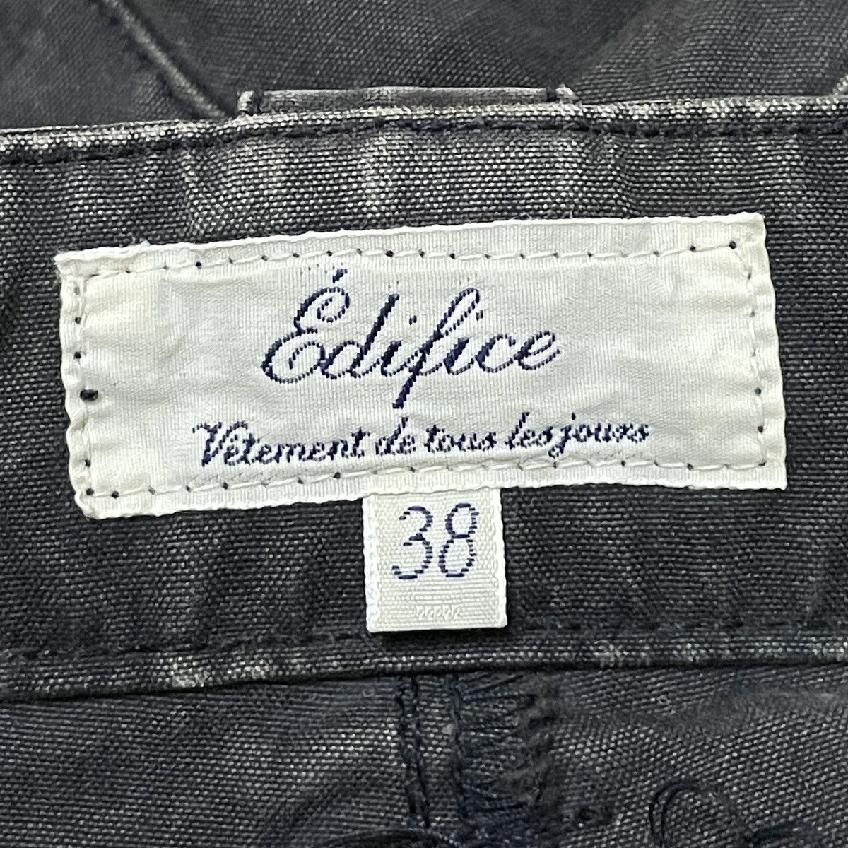 14th Addiction Very Rare Vintage Japanese Brand Edifice Flared Cargo 2000s Size US 31 - 9 Thumbnail