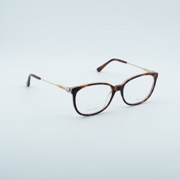 Jimmy Choo Jimmy Choo JC 302 00T4 00 Eyeglasses Havana Pink 55mm Size ONE SIZE - 4 Thumbnail