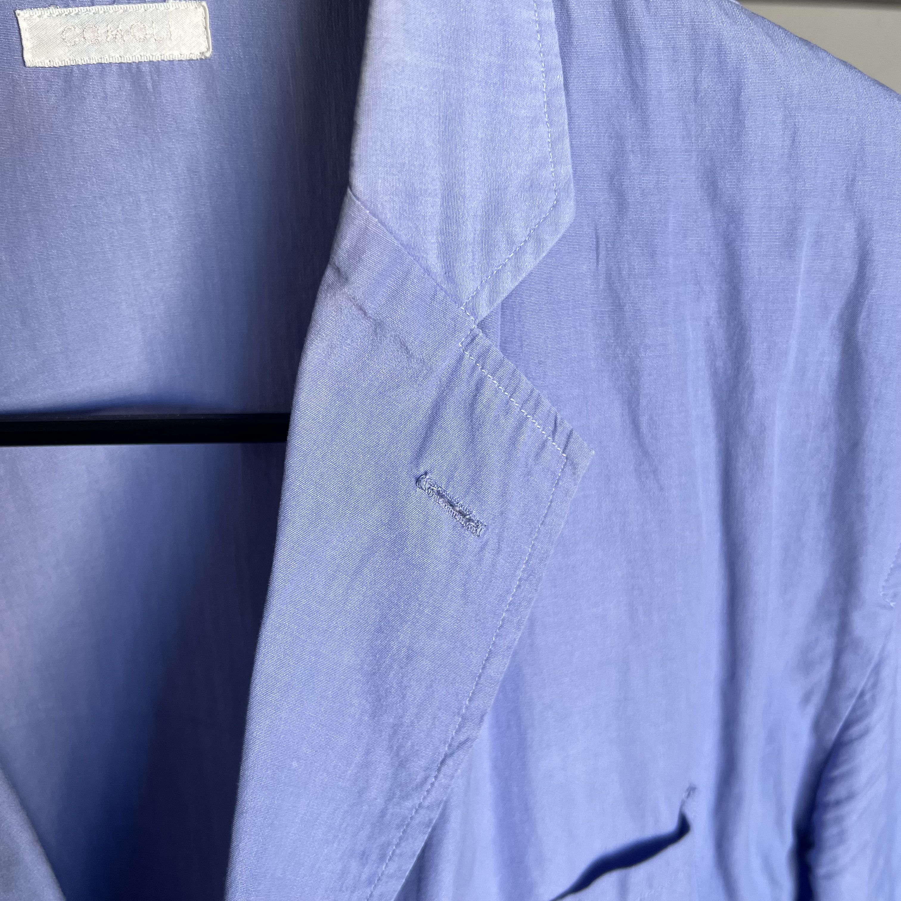 Comoli Comoli Cotton blazer / Sky blue / Sz 1 Size US S / EU 44-46 / 1 - 3 Thumbnail