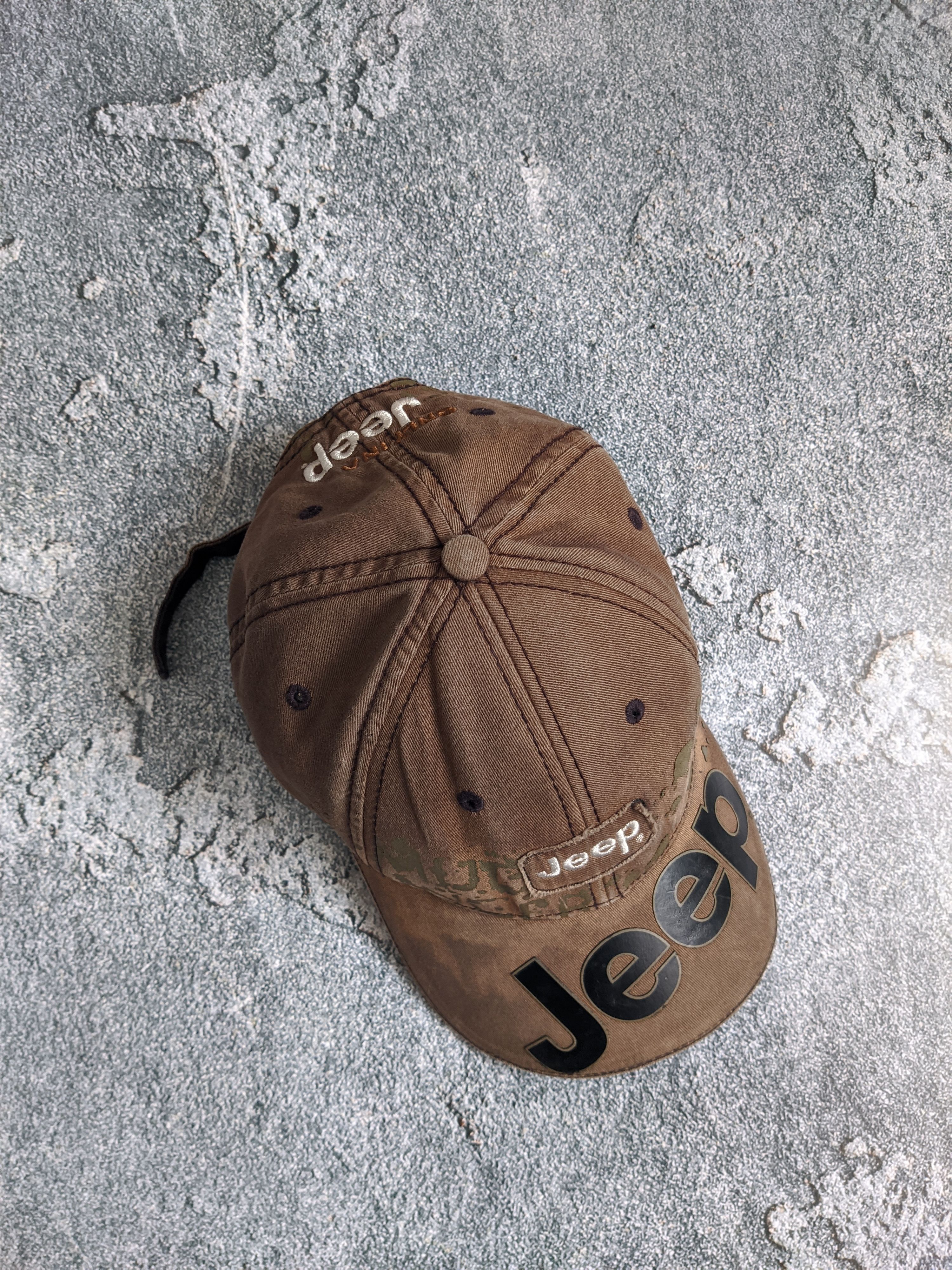 Jeep Vintage Jeep cap hat y2k big logo Size ONE SIZE - 4 Thumbnail