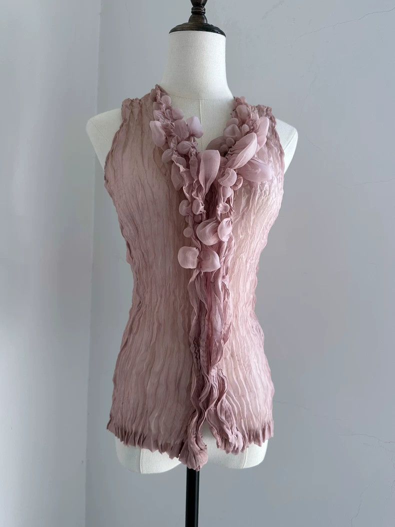 Issey Miyake Issey Miyake Misty purple top Size S / US 4 / IT 40 - 9 Thumbnail