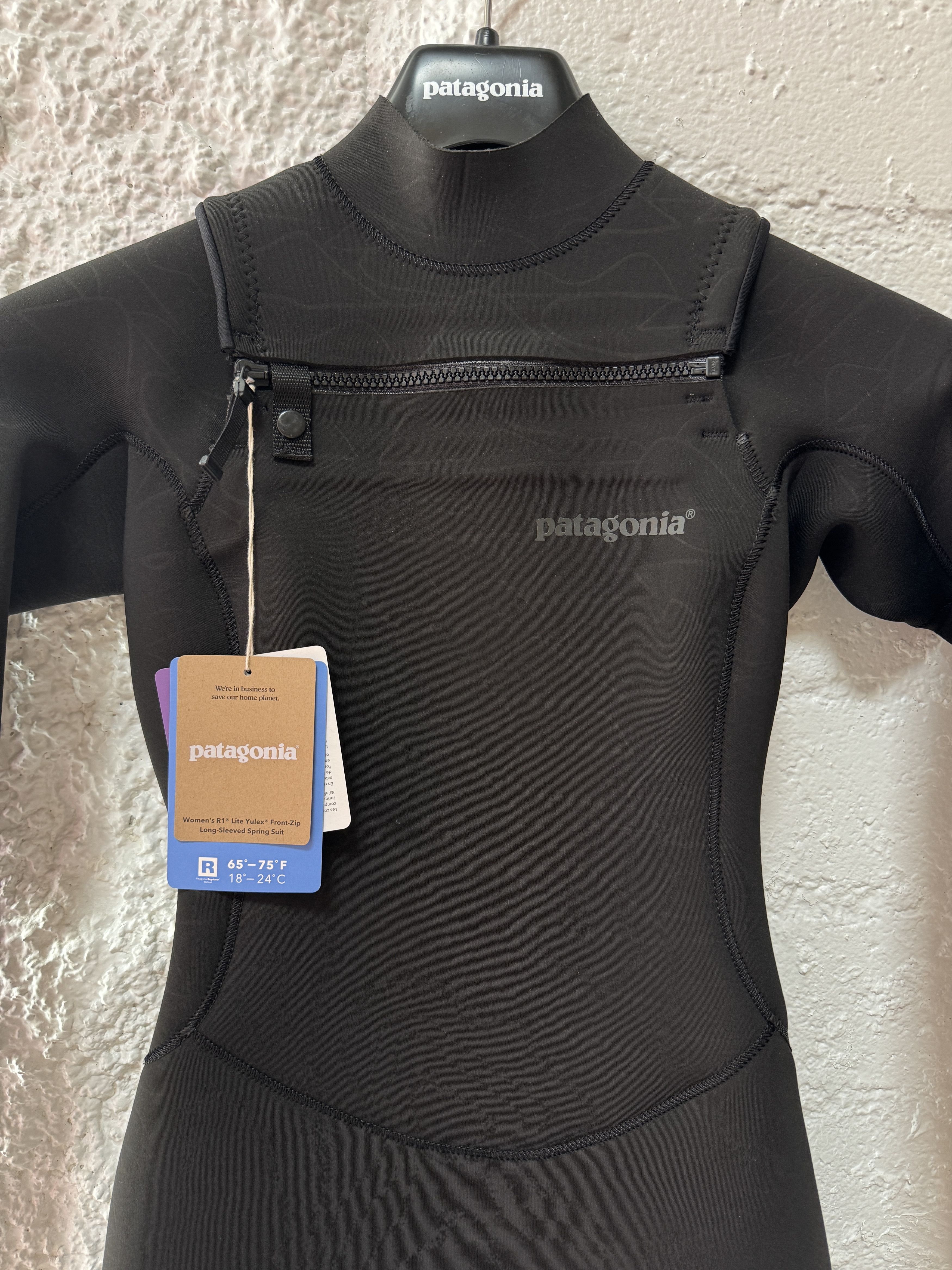 Patagonia W's R1 LITE YULEX FZ Spring WetSuit Sleeves Short Bodysuit Size M / US 6-8 / IT 42-44 - 3 Thumbnail
